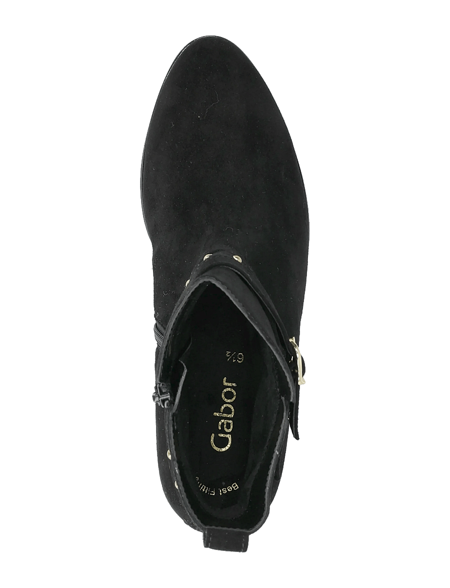 Gabor - Ankle boot - stiefeletten mit absatz - black - 3