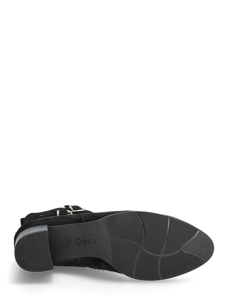 Gabor - Ankle boot - stiefeletten mit absatz - black - 4