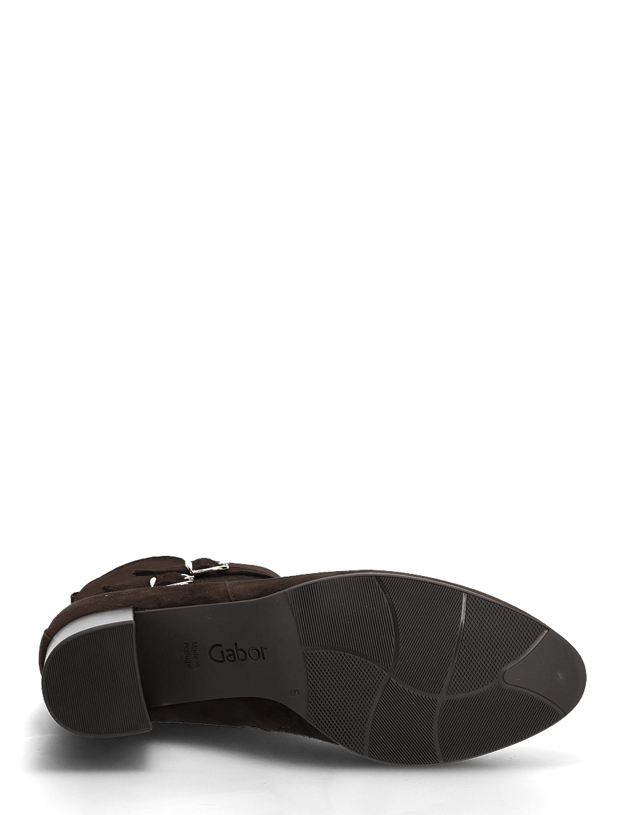 Gabor - Ankle boot - støvletter - dark brown - 4