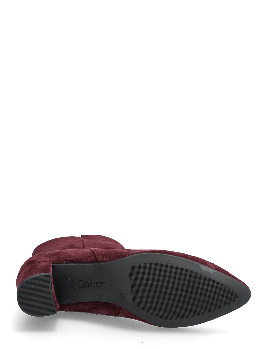 Gabor - Ankle boot - stiefeletten mit absatz - bordeaux red - 4