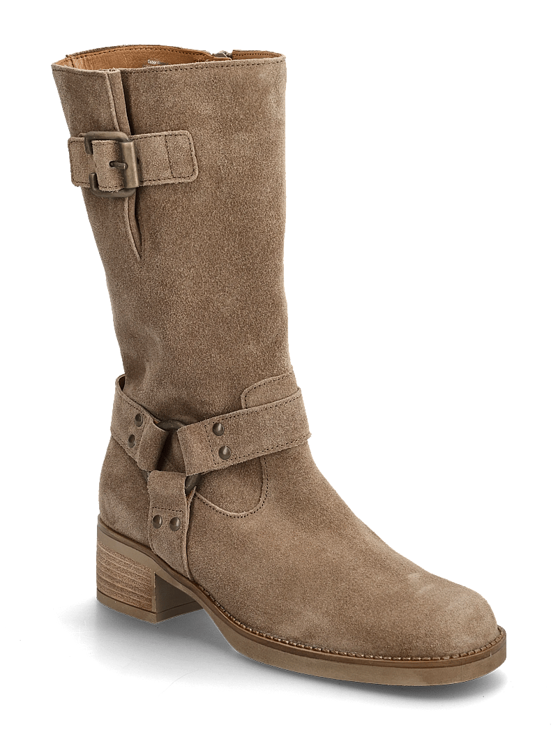 Gabor - Biker boot - pika säärega saapad - dark sand - 0