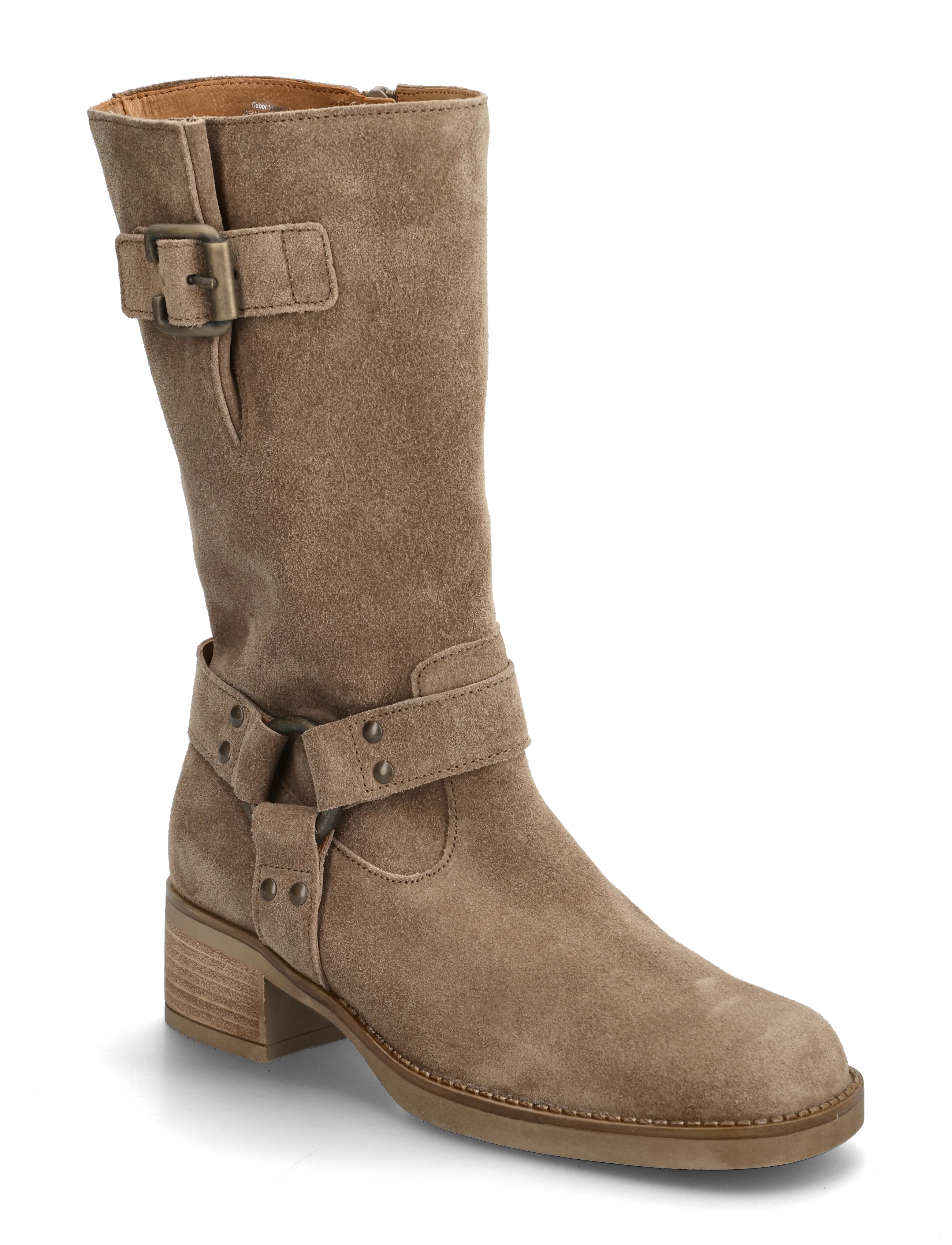 Gabor - Biker boot - kniehohe stiefel - dark sand - 0