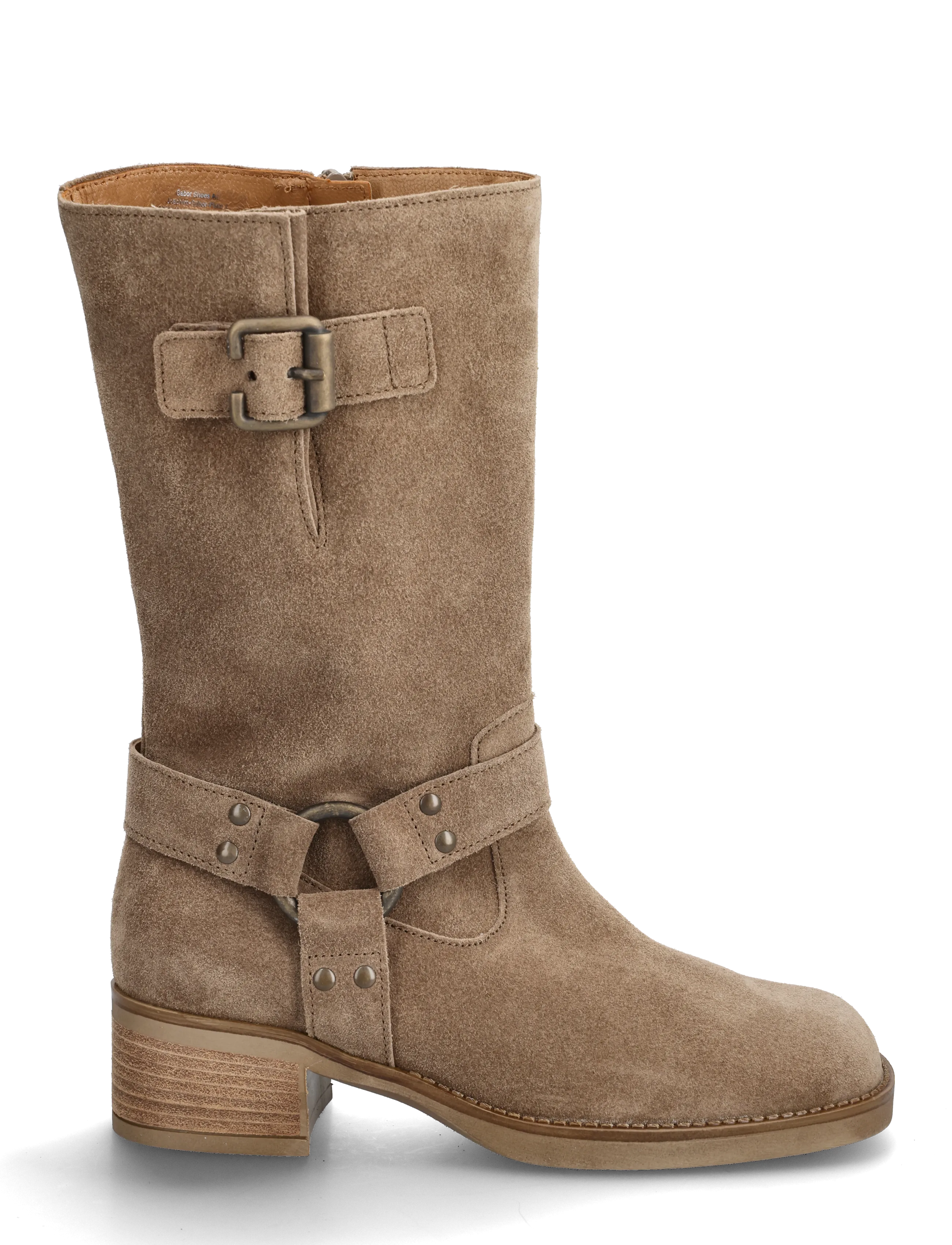 Gabor - Biker boot - langskaftede støvler - dark sand - 1