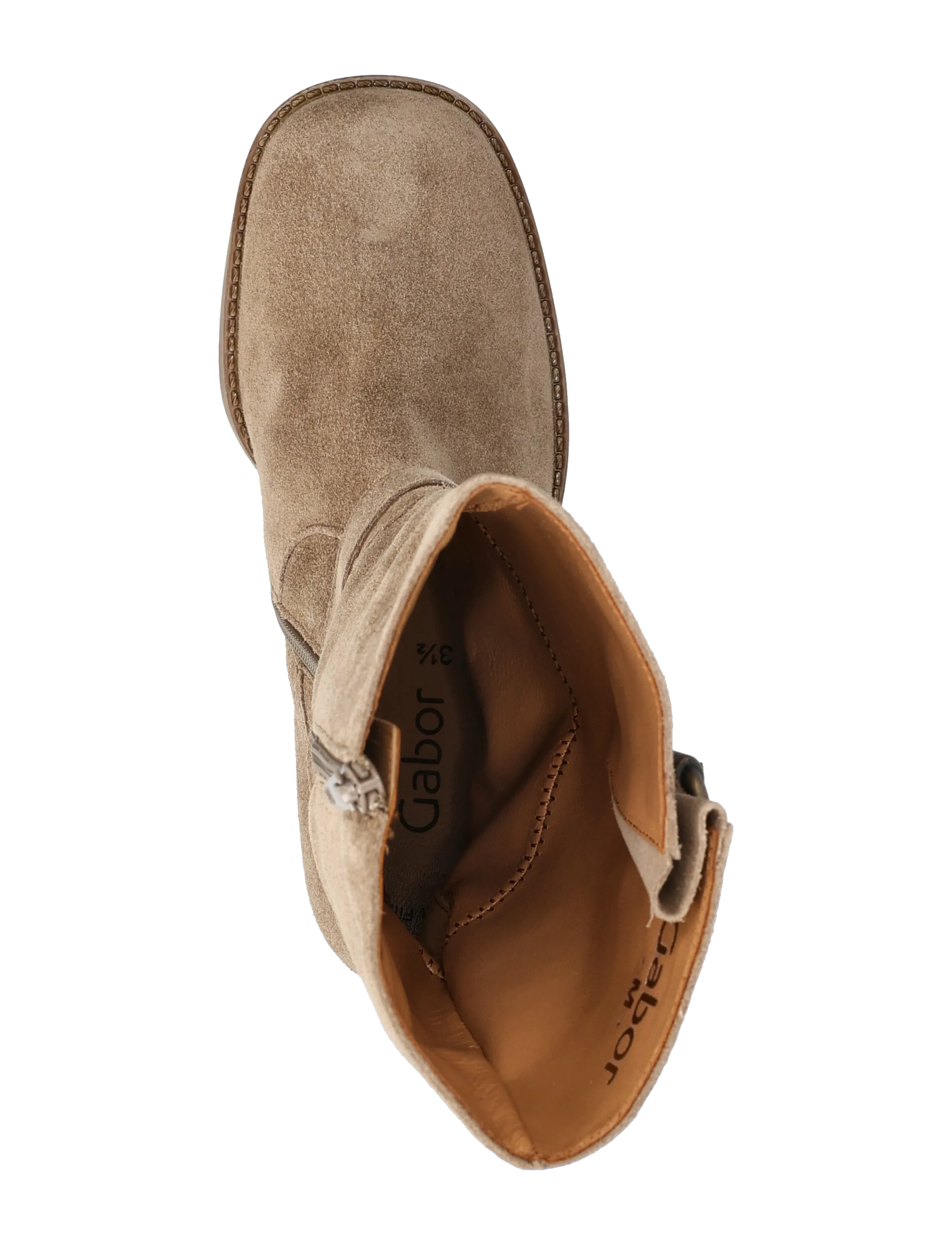 Gabor - Biker boot - langskaftede støvler - dark sand - 3