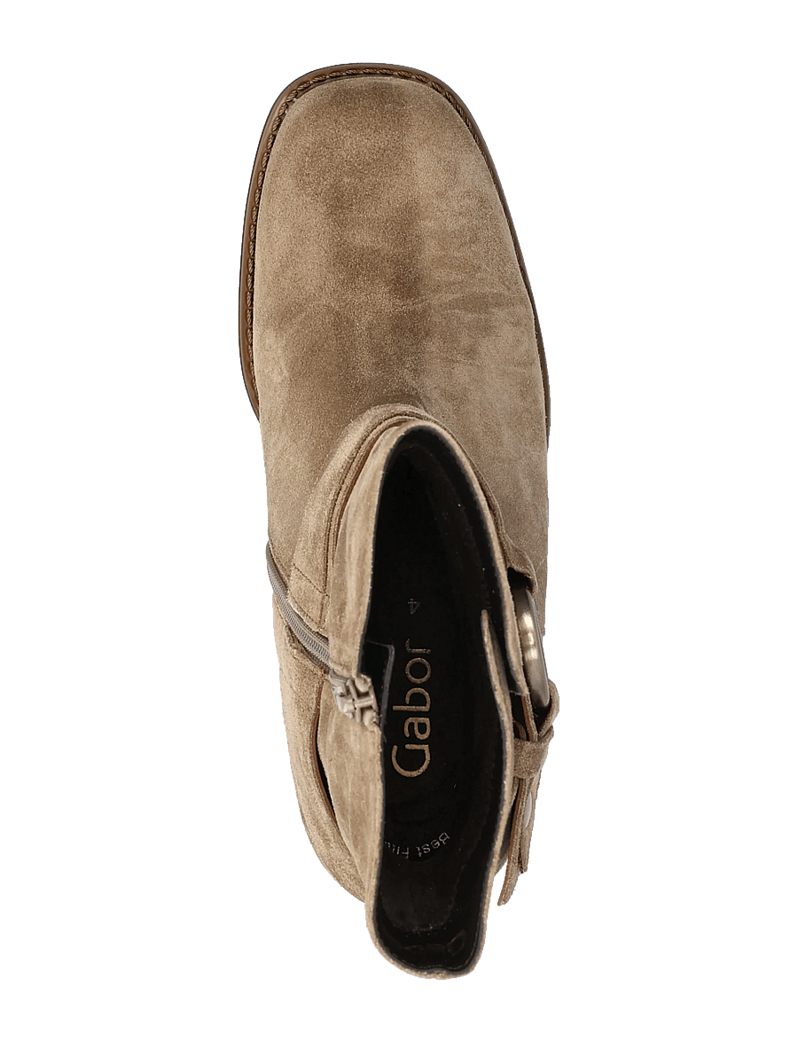 Gabor - Ankle boot - kontsaga poolsaapad - dark sand - 3