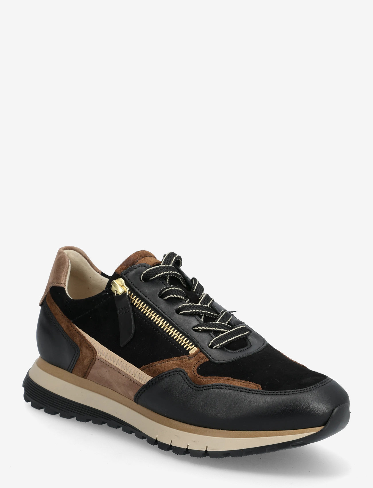 Gabor - Sneaker - sportiniai bateliai žemu aulu - black, sand, cognac - 0