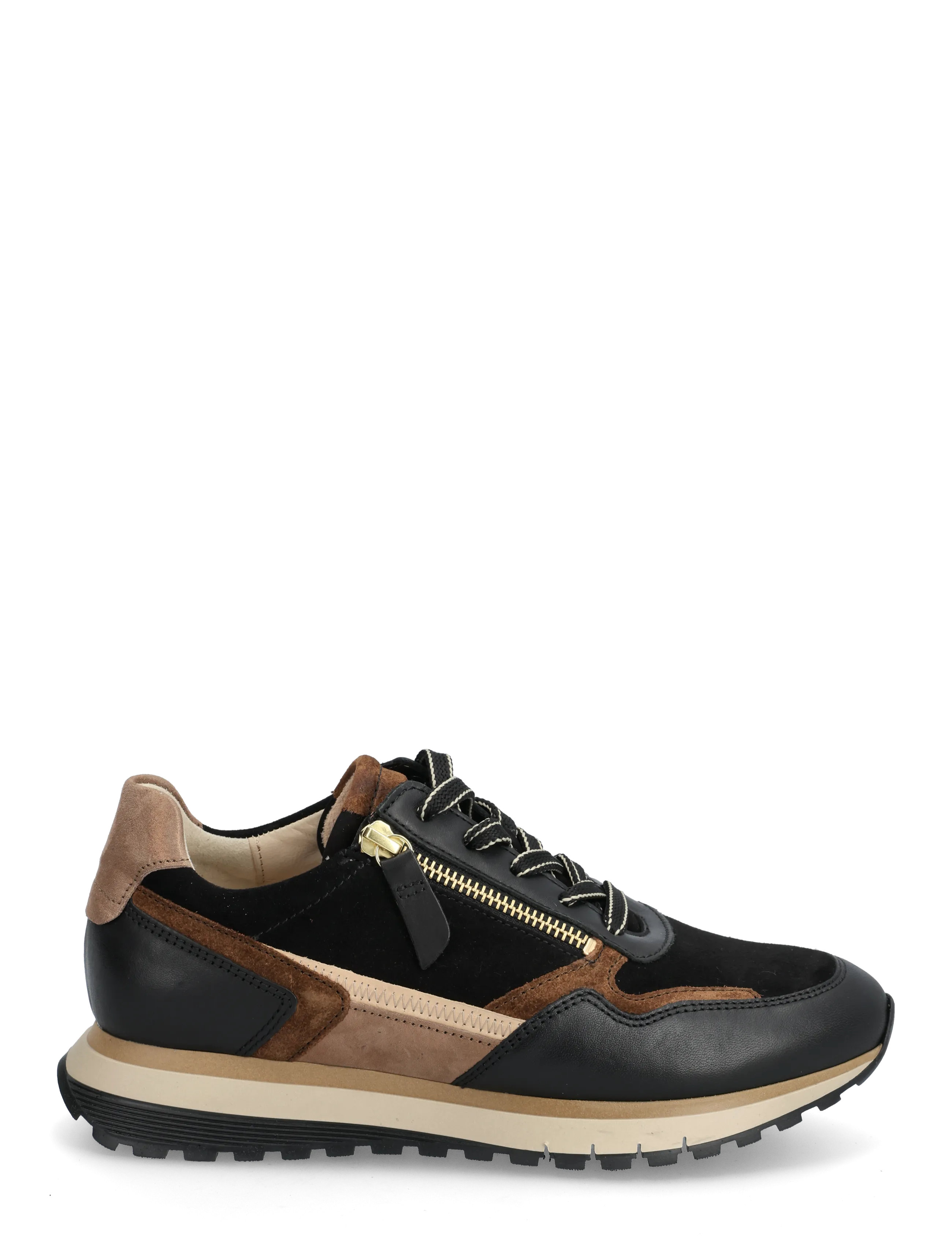 Gabor - Sneaker - kvinnor - black, sand, cognac - 1