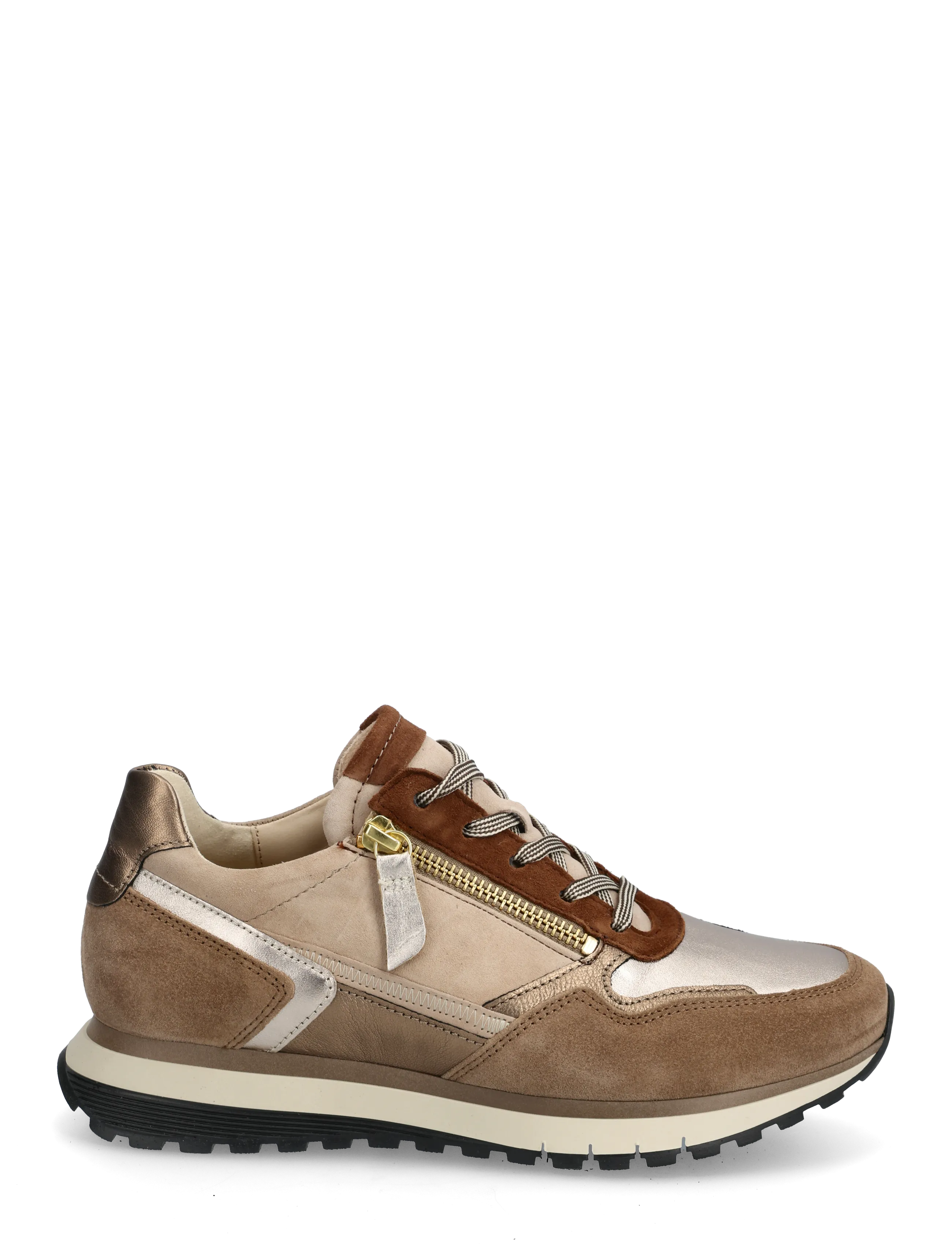 Gabor - Sneaker - sportiska stila apavi ar pazeminātu potītes daļu - cocnac, sand, soft gold - 1