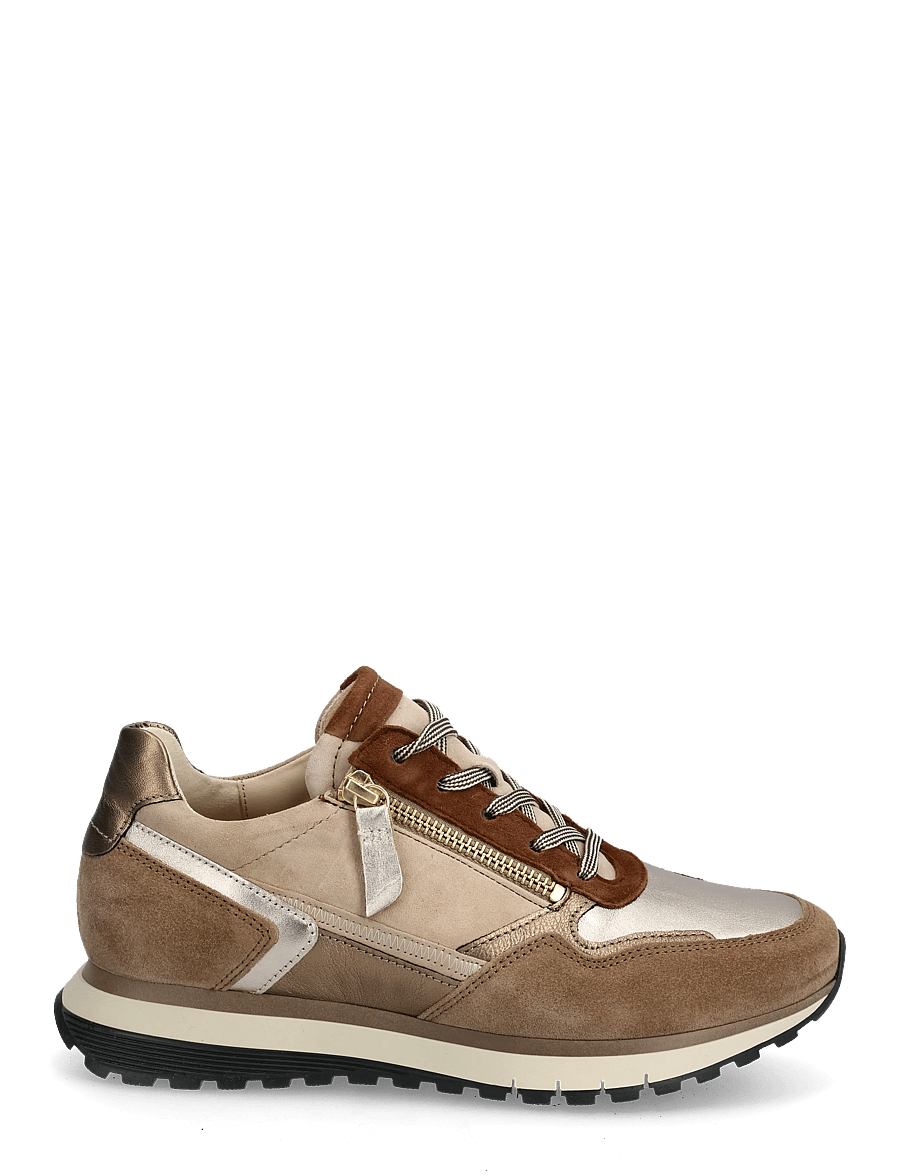 Gabor - Sneaker - lave sneakers - cocnac, sand, soft gold - 1