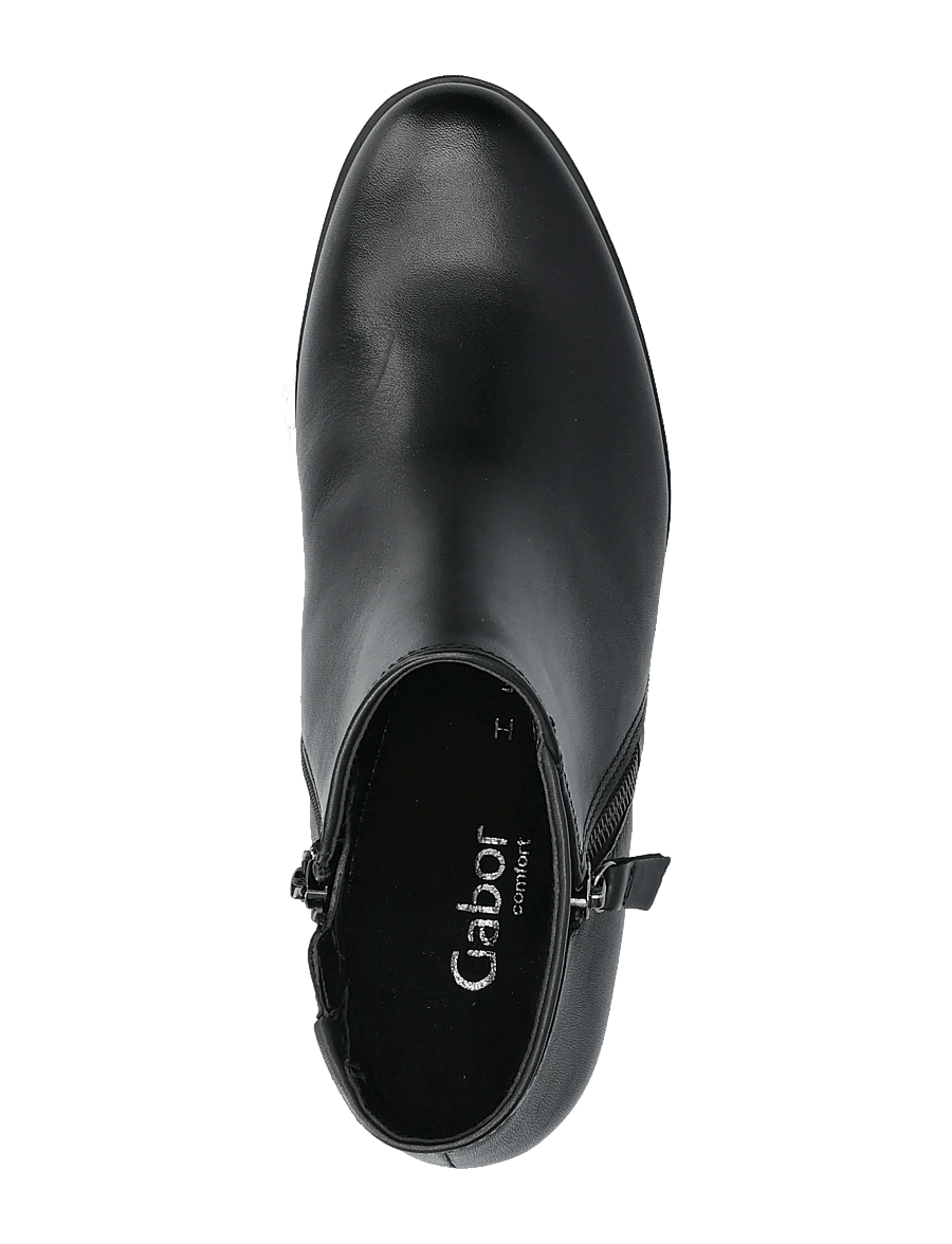 Gabor - Ankle boot - kontsaga poolsaapad - black - 3