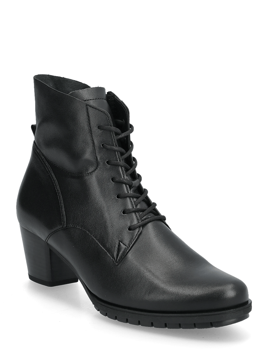 Gabor - Laced ankle boot - støvletter - black - 0