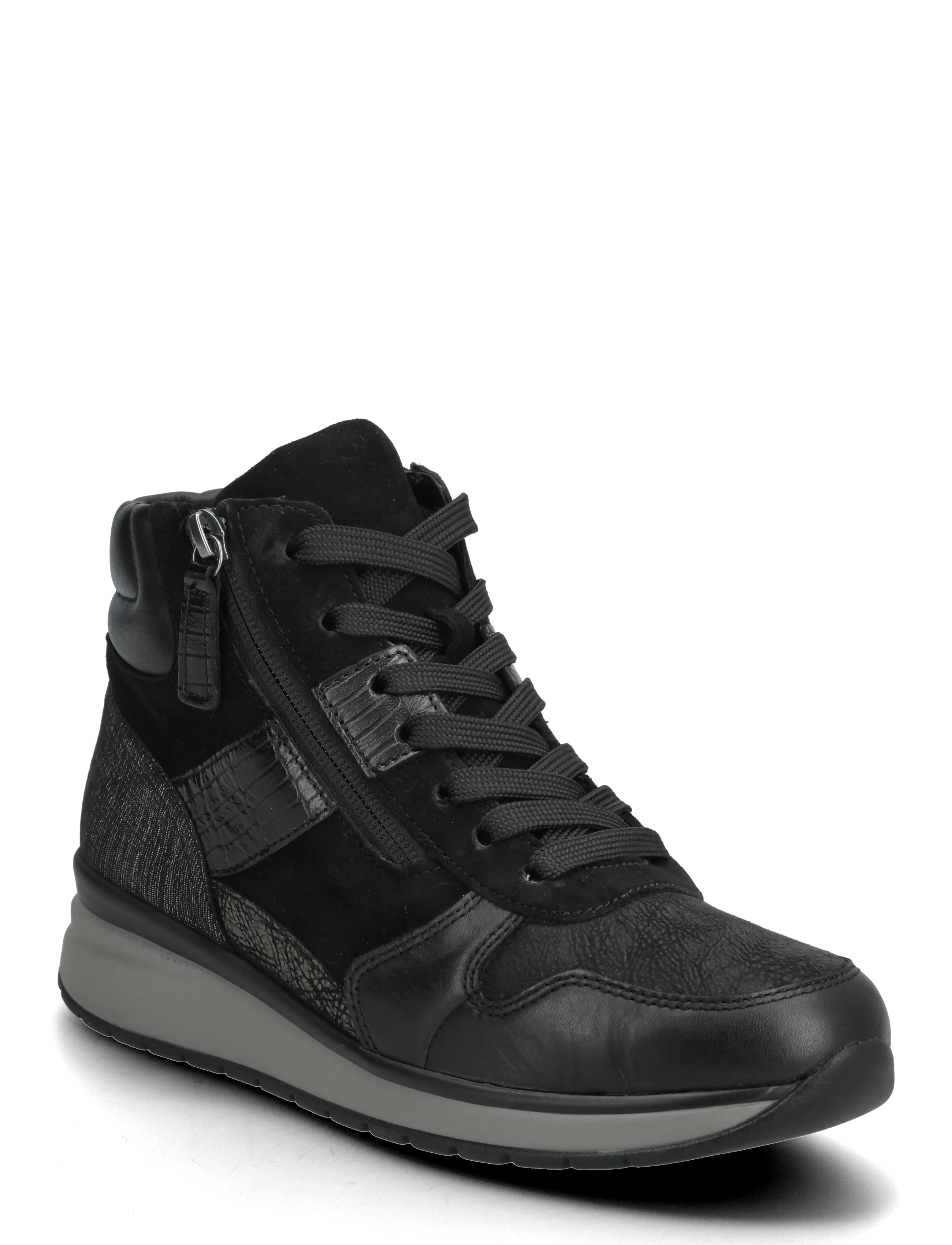 Gabor Sneaker ankle boot, "hallux valgus" - Høje sneakers - MULTI BLACK / black