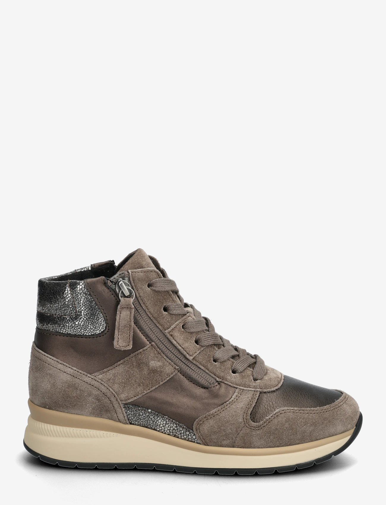 Gabor - Sneaker ankle boot, "hallux valgus" - hohe sneakers - multi taupe - 1