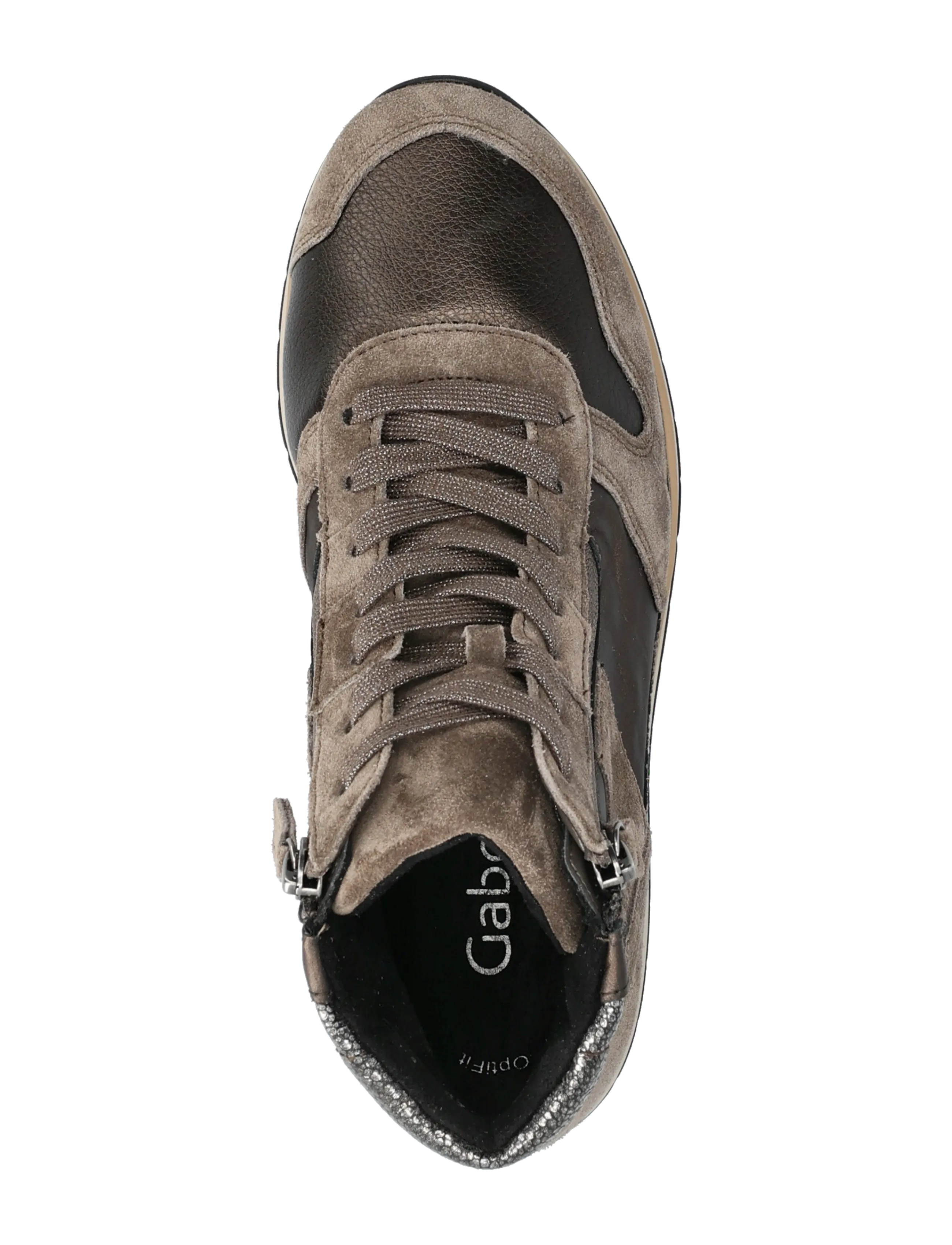 Gabor - Sneaker ankle boot, "hallux valgus" - kõrge säärega tossud - multi taupe - 3