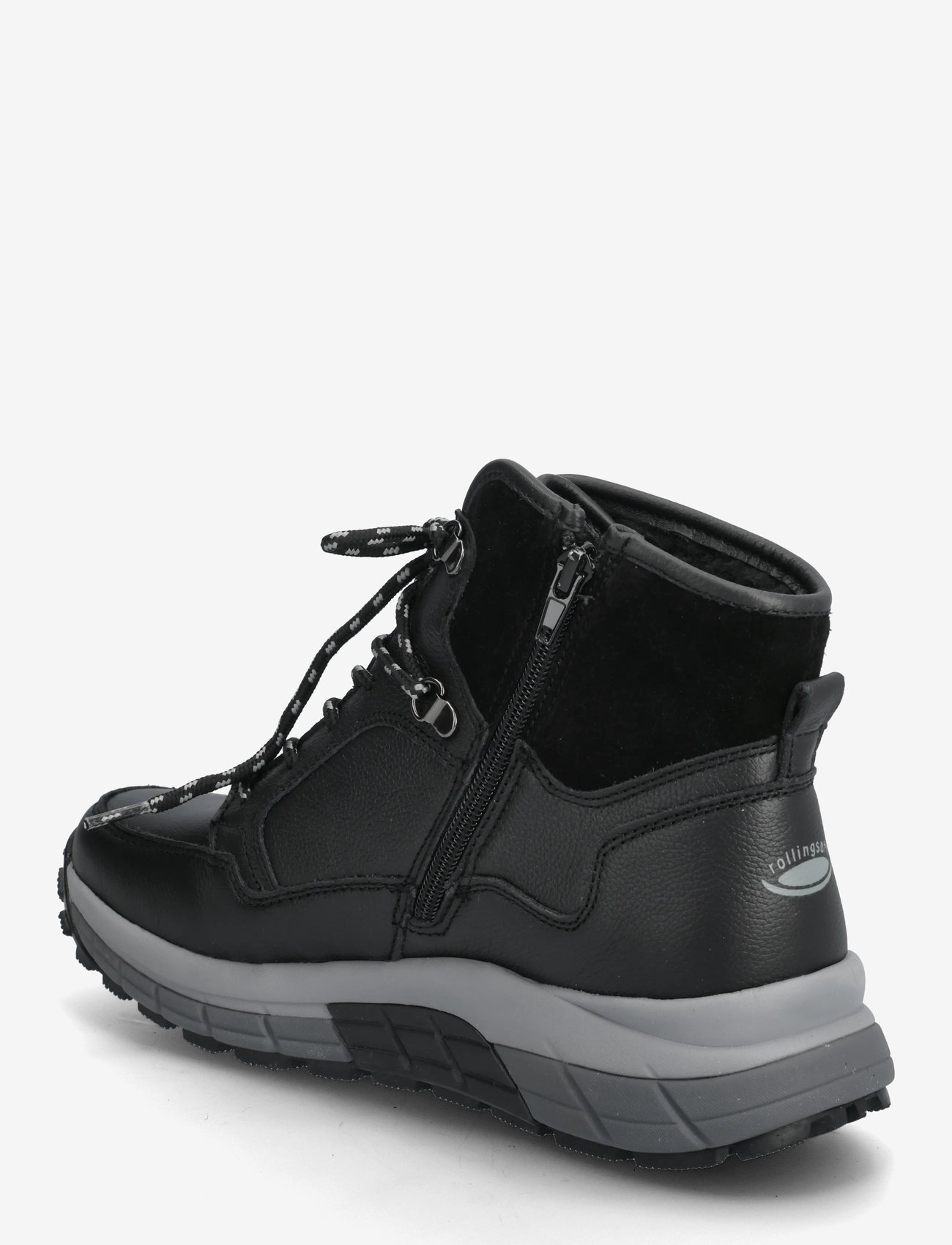 Gabor - rollingsoft laced ankle boot - snørestøvler - black - 2