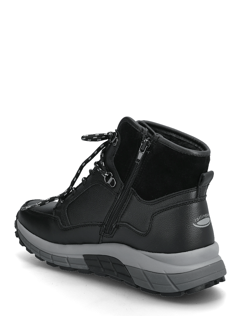 Gabor - rollingsoft laced ankle boot - kängor - black - 2