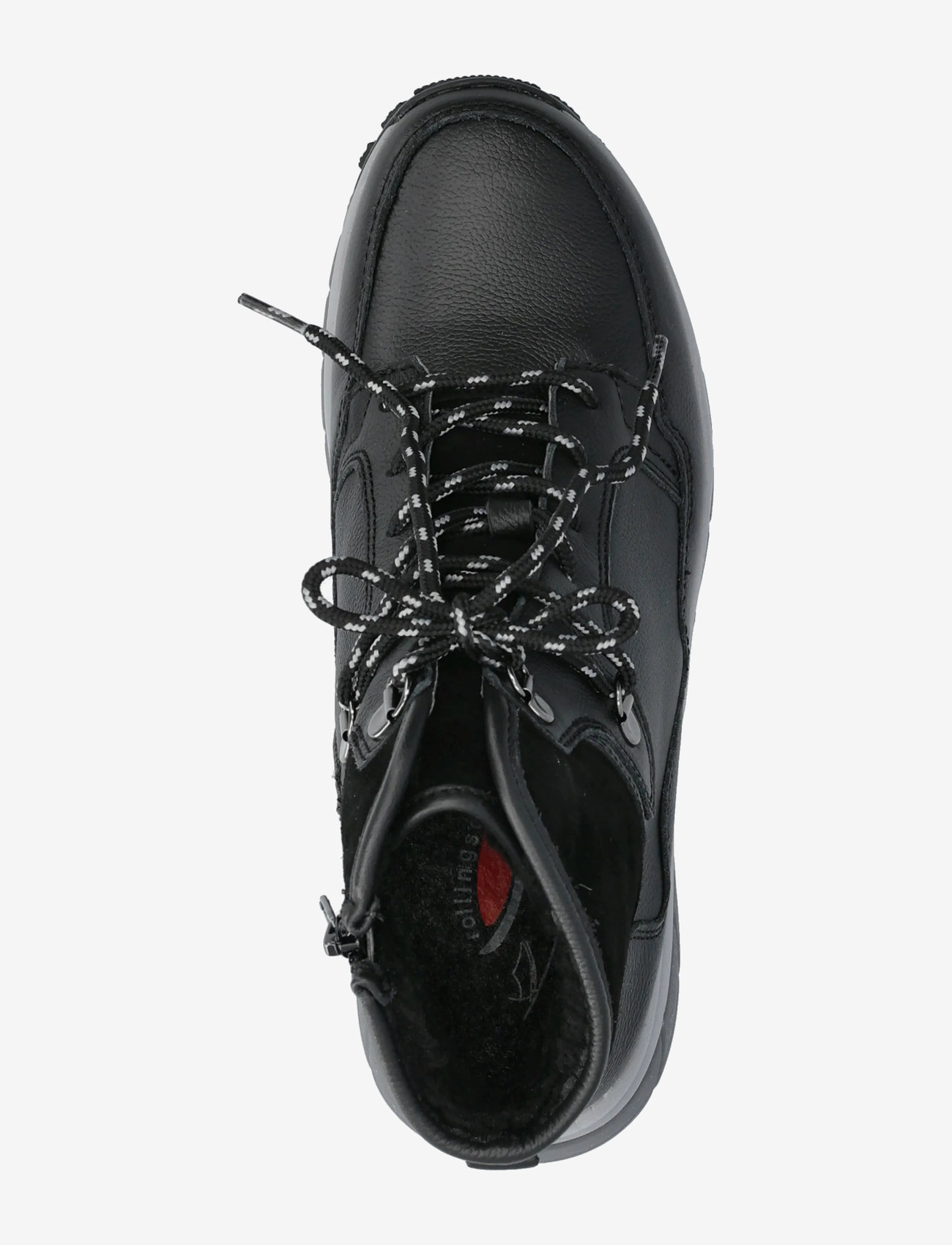 Gabor - rollingsoft laced ankle boot - snørestøvler - black - 3