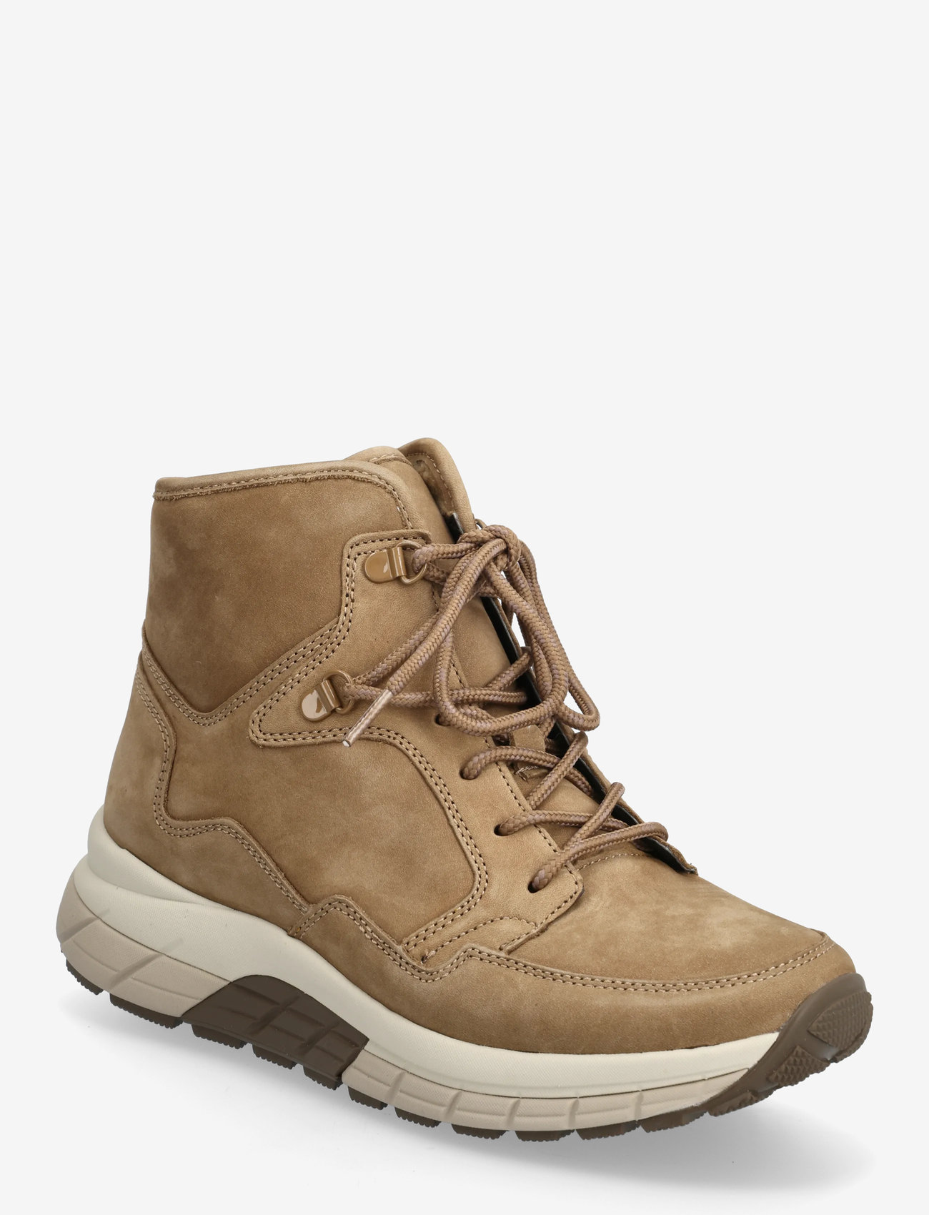 Gabor - rollingsoft laced ankle boot - geschnürte stiefel - camel - 0