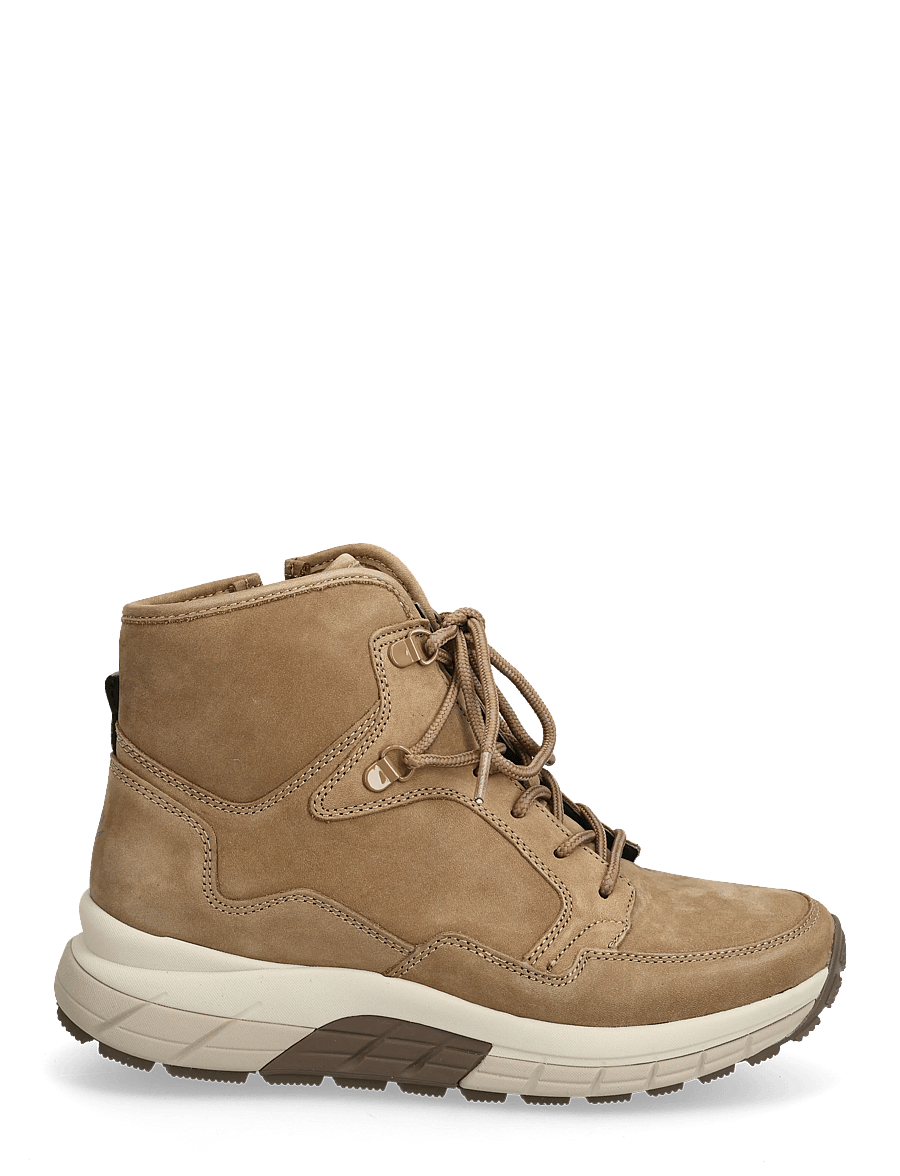 Gabor - rollingsoft laced ankle boot - kängor - camel - 1