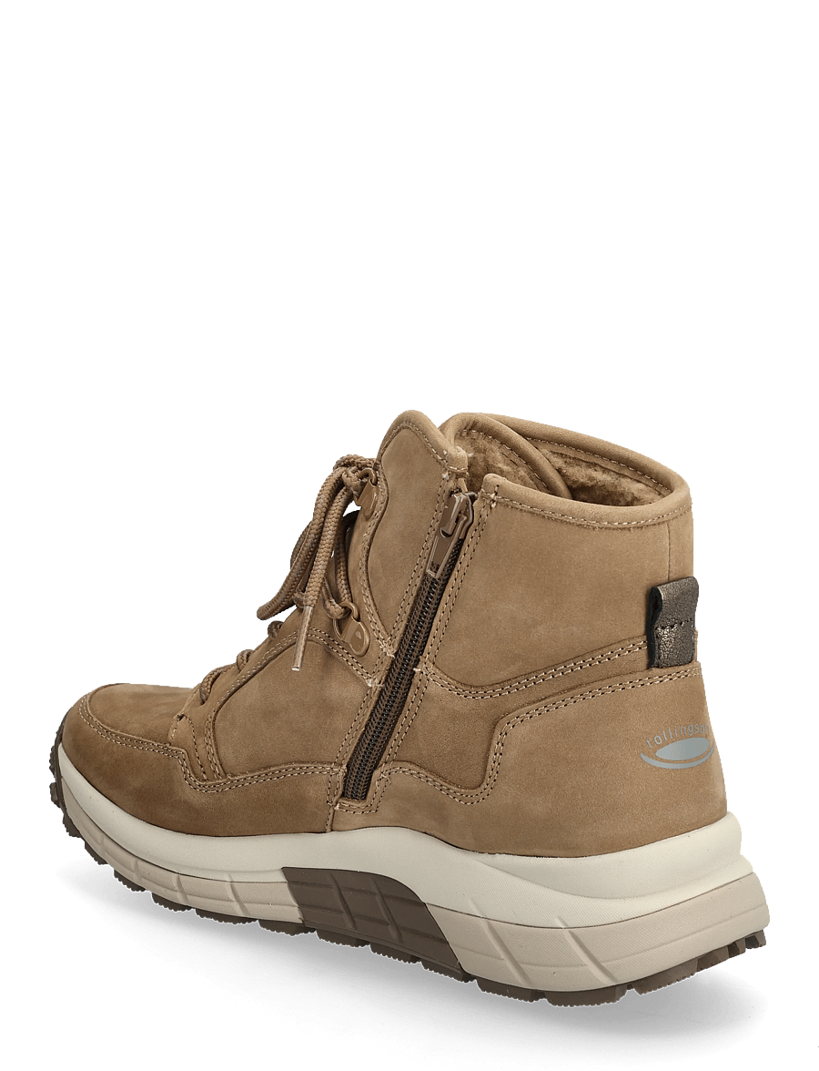 Gabor - rollingsoft laced ankle boot - kängor - camel - 2
