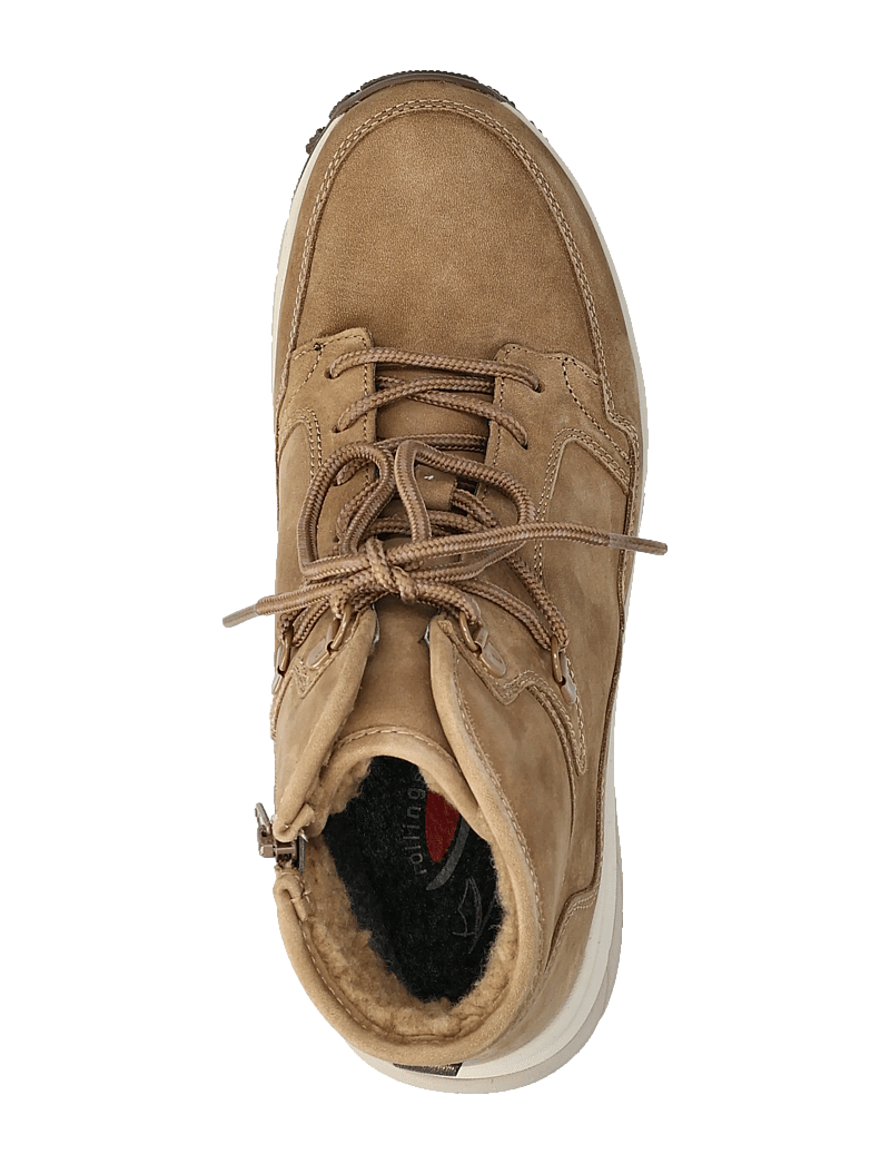 Gabor - rollingsoft laced ankle boot - laced boots - camel - 3