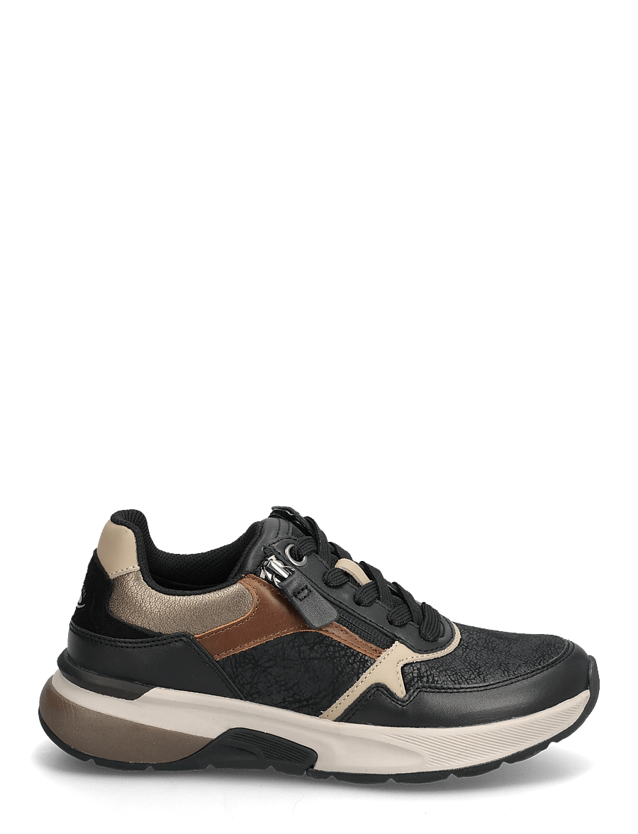 Gabor - rollingsoft sneaker, "hallux valgus" - low tops - black, sand, cognac - 1