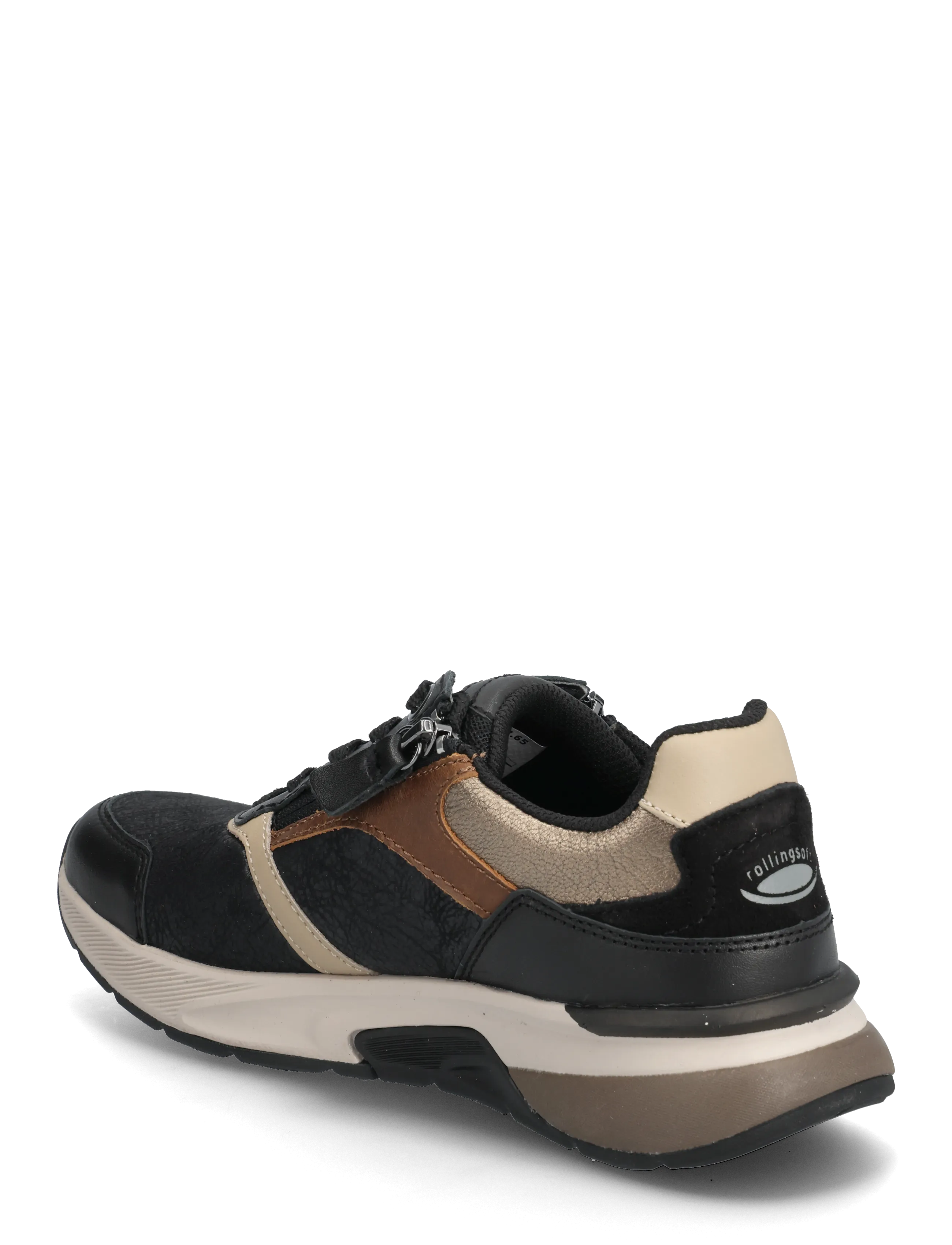 Gabor - rollingsoft sneaker, "hallux valgus" - damen - black, sand, cognac - 2