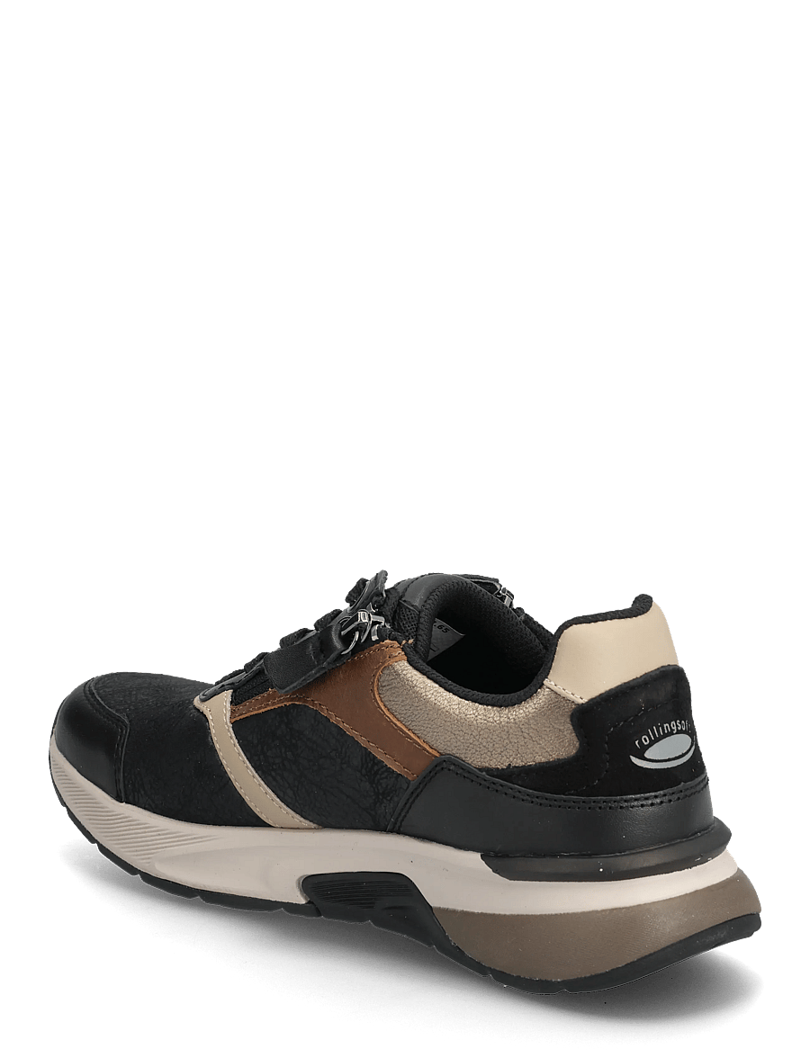 Gabor - rollingsoft sneaker, "hallux valgus" - low tops - black, sand, cognac - 2