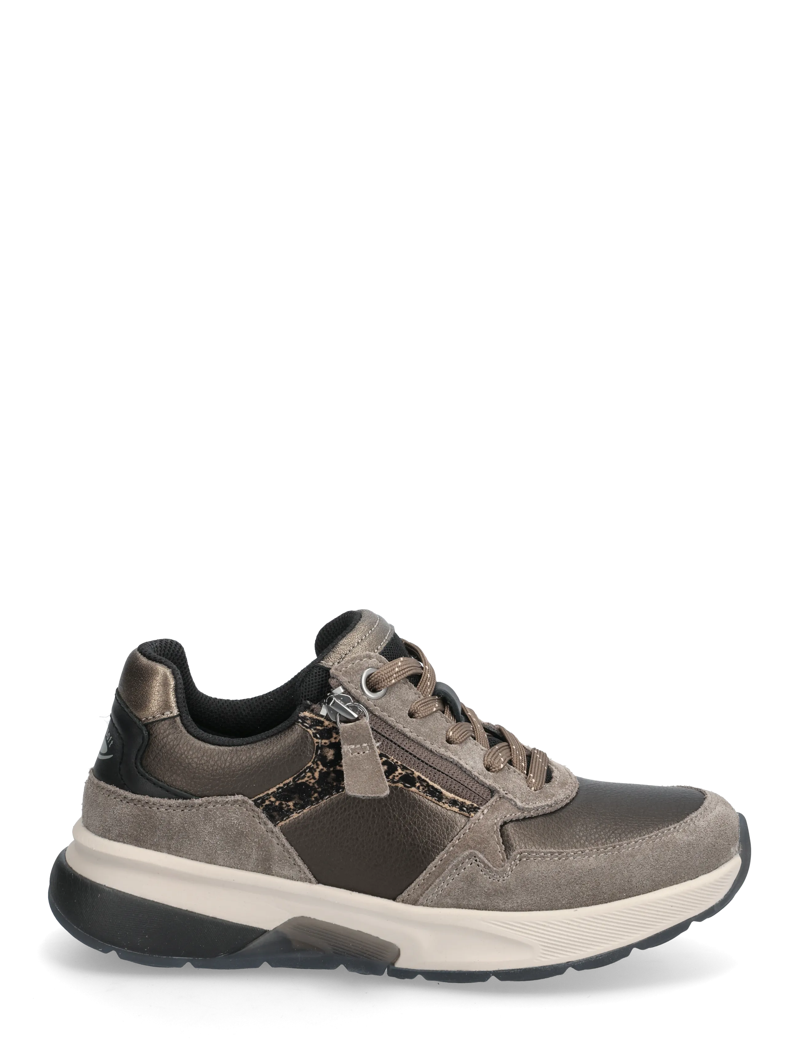 Gabor - rollingsoft sneaker, "hallux valgus" - låga sneakers - multi taupe - 1