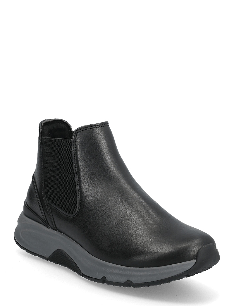 Gabor - rollingsoft chelsea - platta ankelboots - black - 0