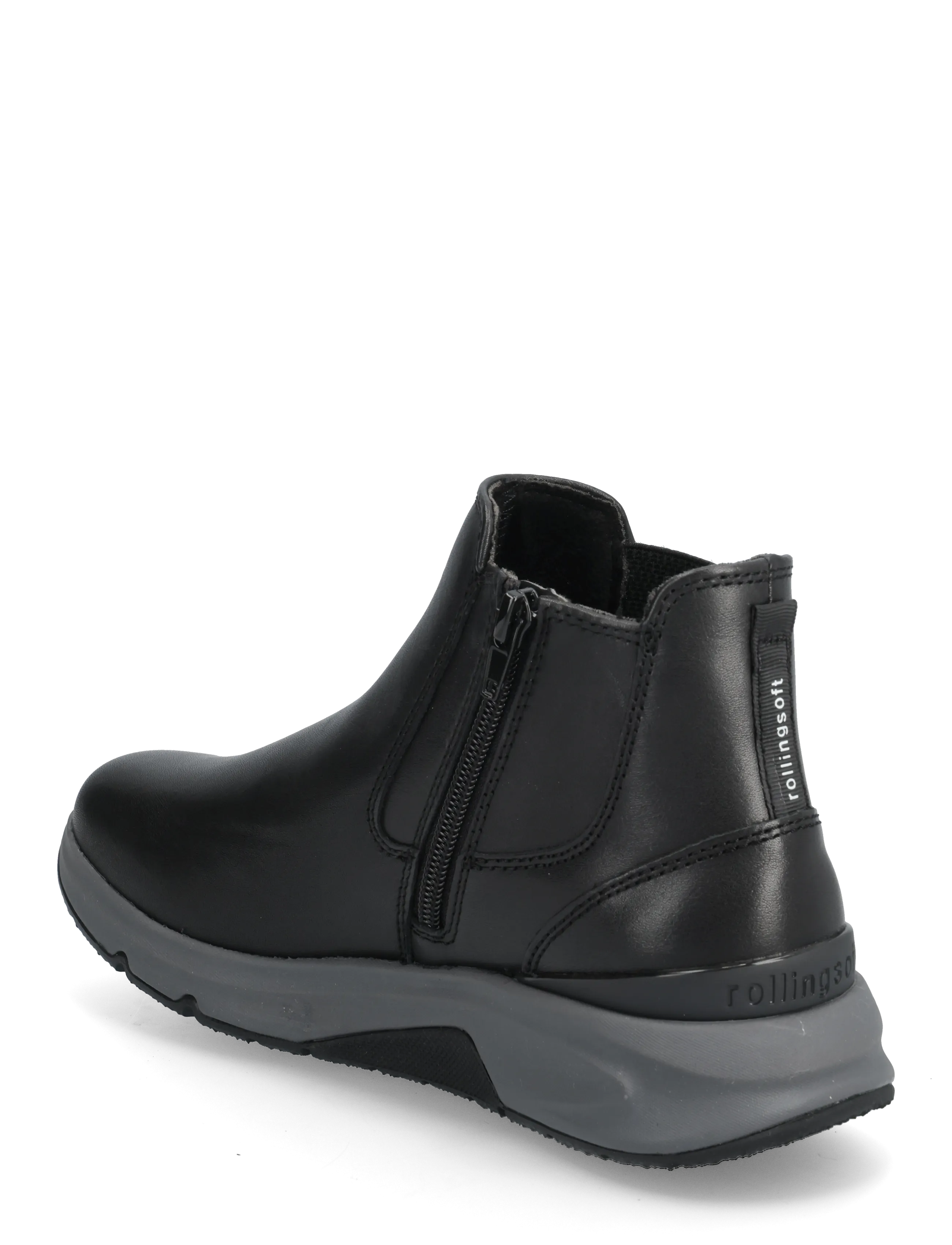 Gabor - rollingsoft chelsea - flade ankelstøvler - black - 2