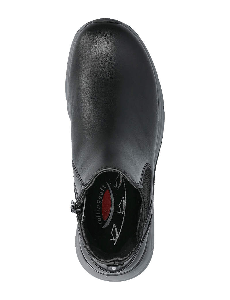 Gabor - rollingsoft chelsea - platta ankelboots - black - 3