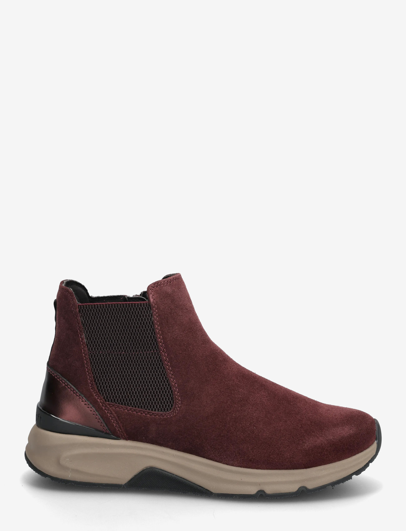 Gabor - rollingsoft chelsea - flat ankle boots - bordeaux red - 1