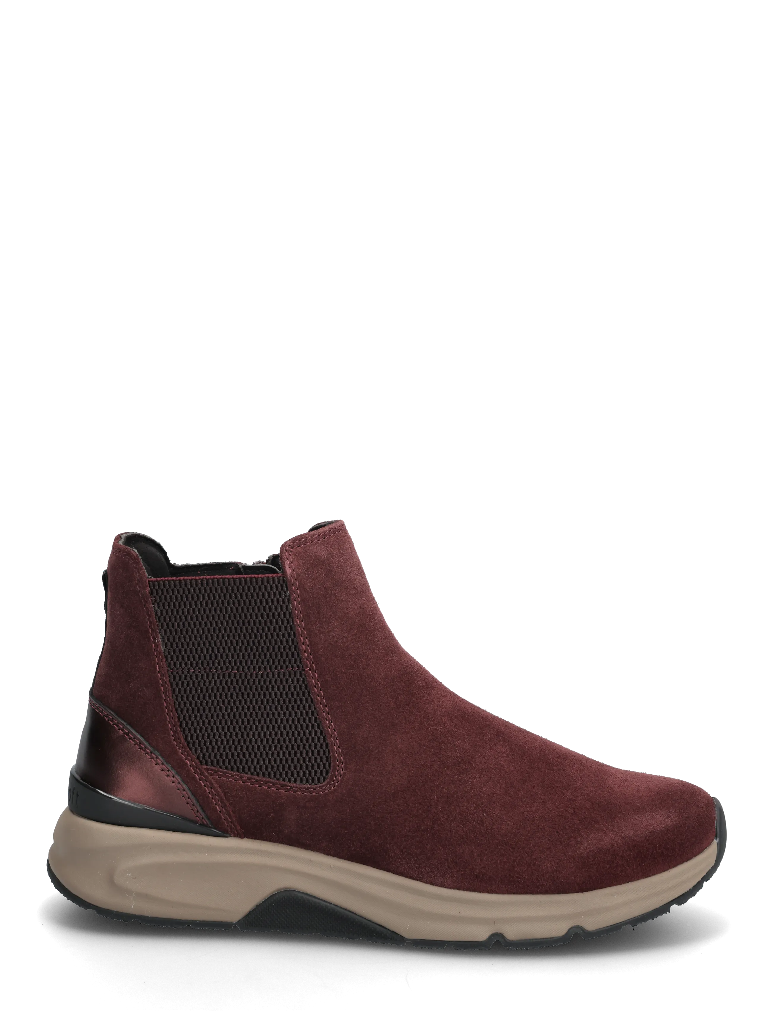 Gabor - rollingsoft chelsea - flade ankelstøvler - bordeaux red - 1
