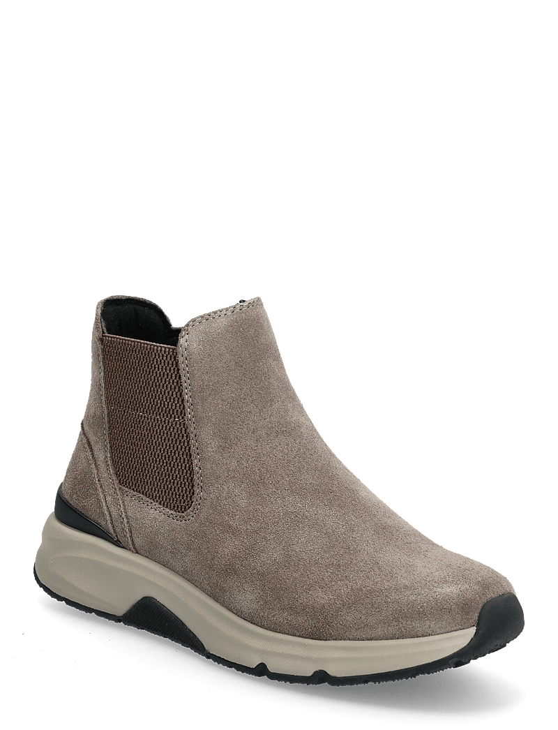 Gabor - rollingsoft chelsea - platta ankelboots - taupe - 0