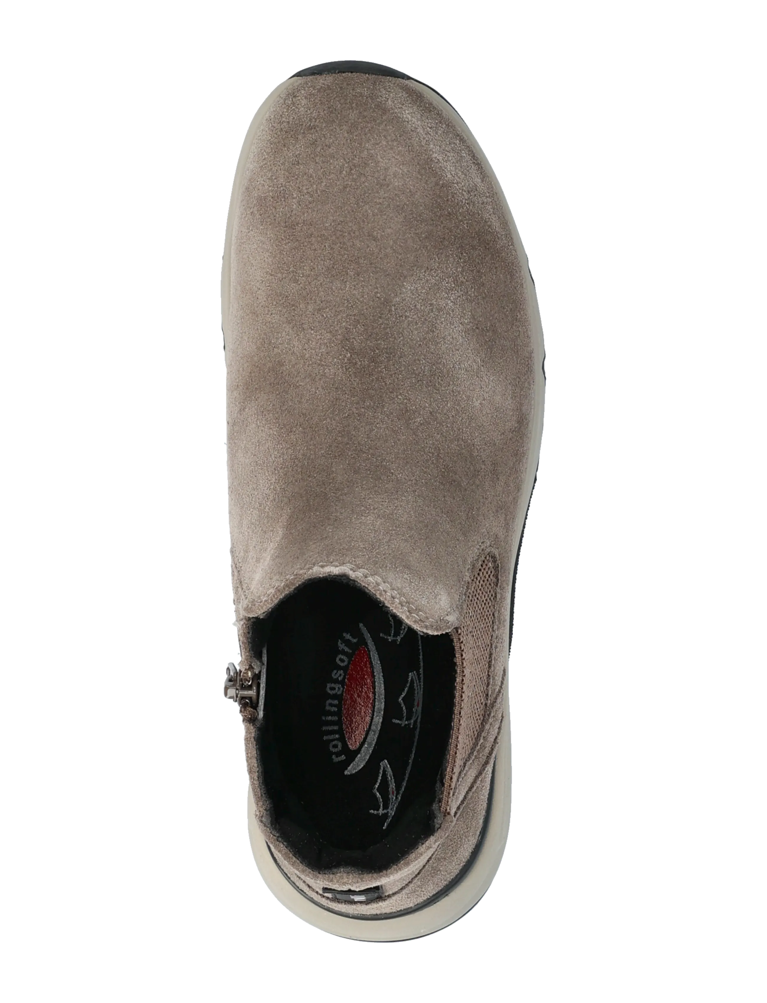 Gabor - rollingsoft chelsea - platta ankelboots - taupe - 3