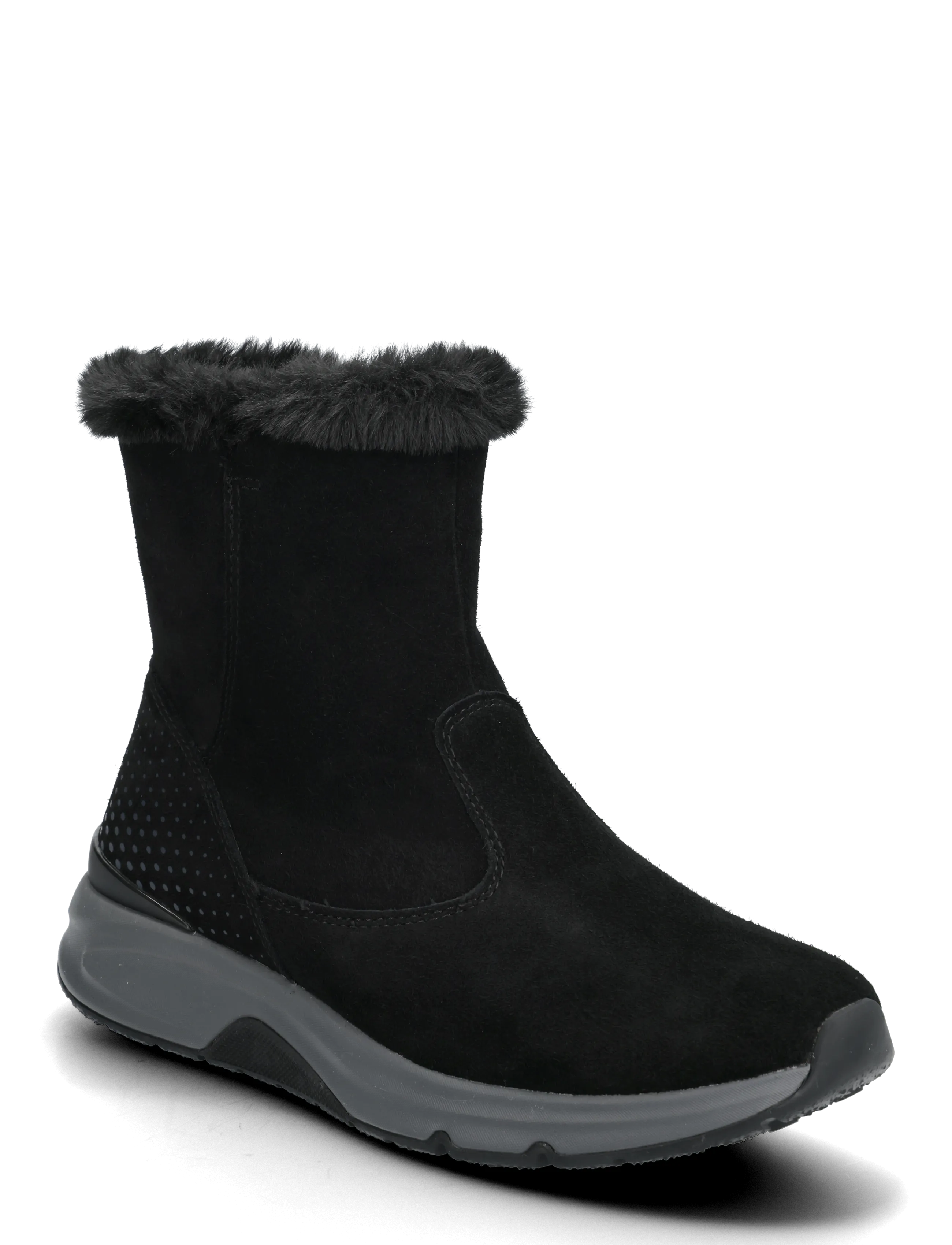 Gabor rollingsoft mid boot, warmlining - Sko - BLACK / black