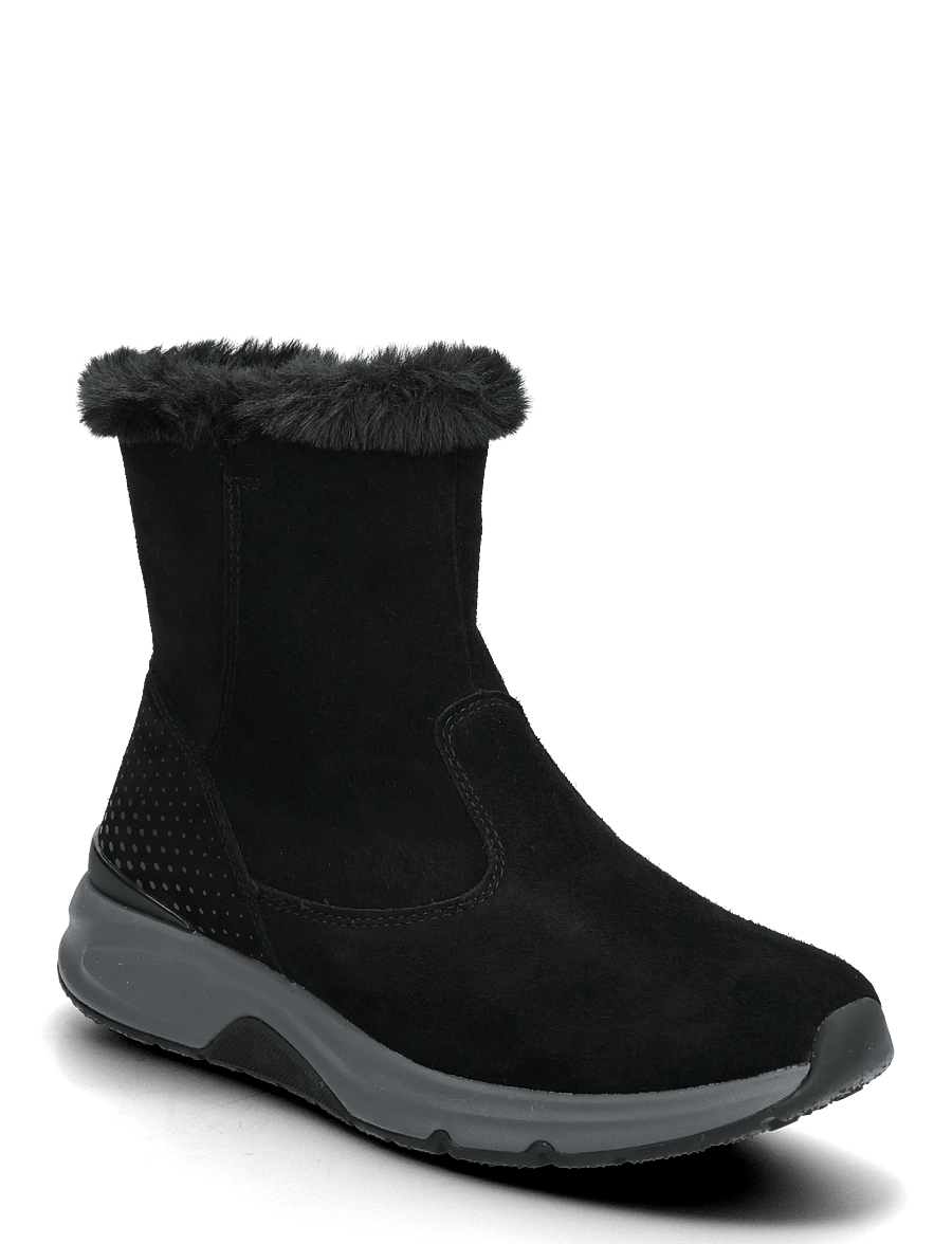 Gabor - rollingsoft mid boot, warmlining - vinterskor - black - 0