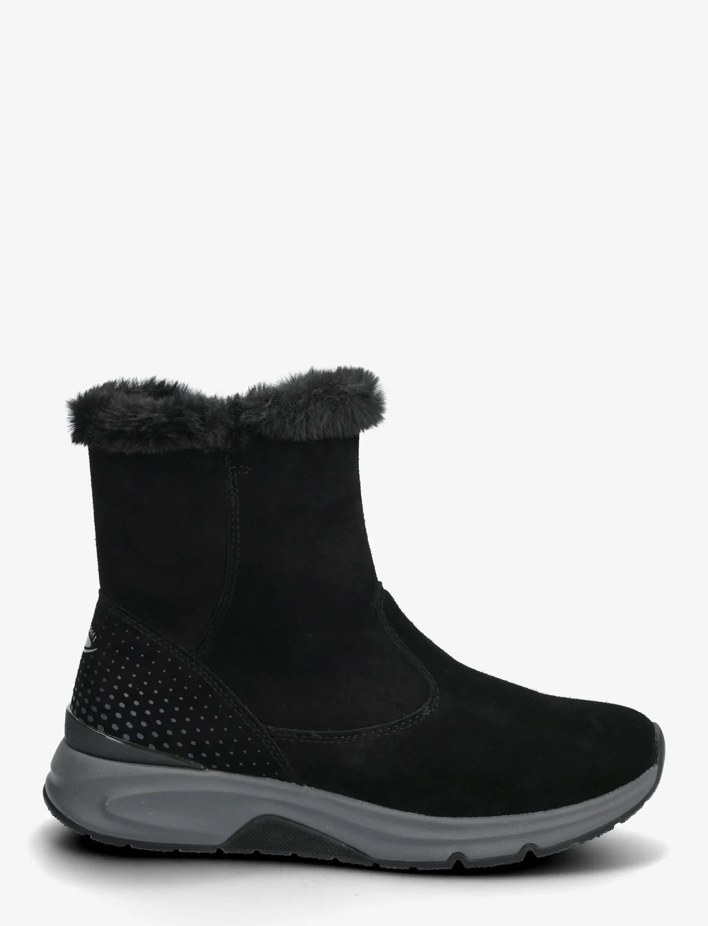 Gabor - rollingsoft mid boot, warmlining - varmforede sko - black - 1