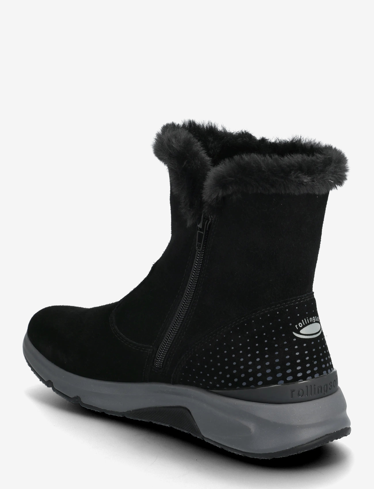 Gabor - rollingsoft mid boot, warmlining - damen - black - 2