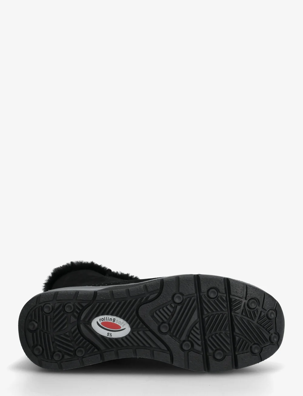 Gabor - rollingsoft mid boot, warmlining - varmforede sko - black - 4