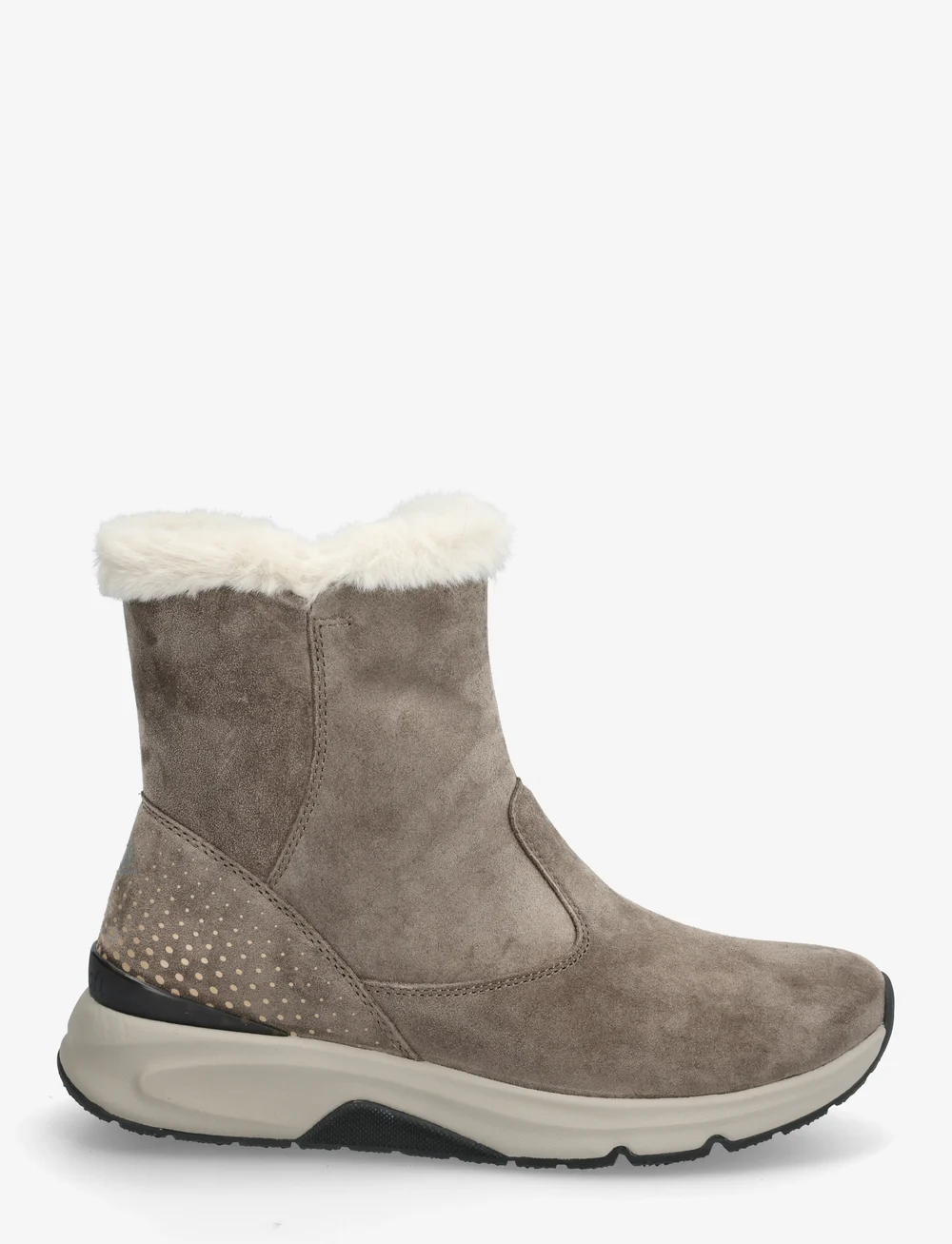 Gabor - rollingsoft mid boot, warmlining - varmfodrade skor - taupe - 1