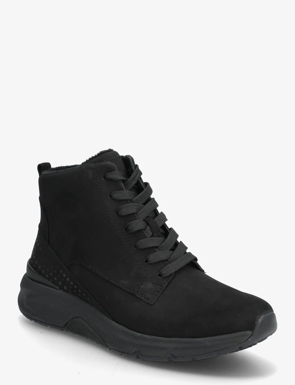 Gabor - rollingsoft laced ankle boot - kängor - black - 0