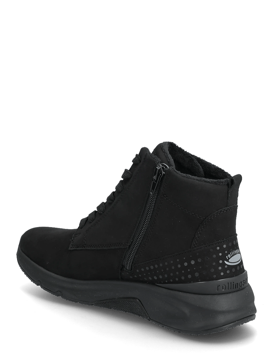 Gabor - rollingsoft laced ankle boot - snørestøvler - black - 2