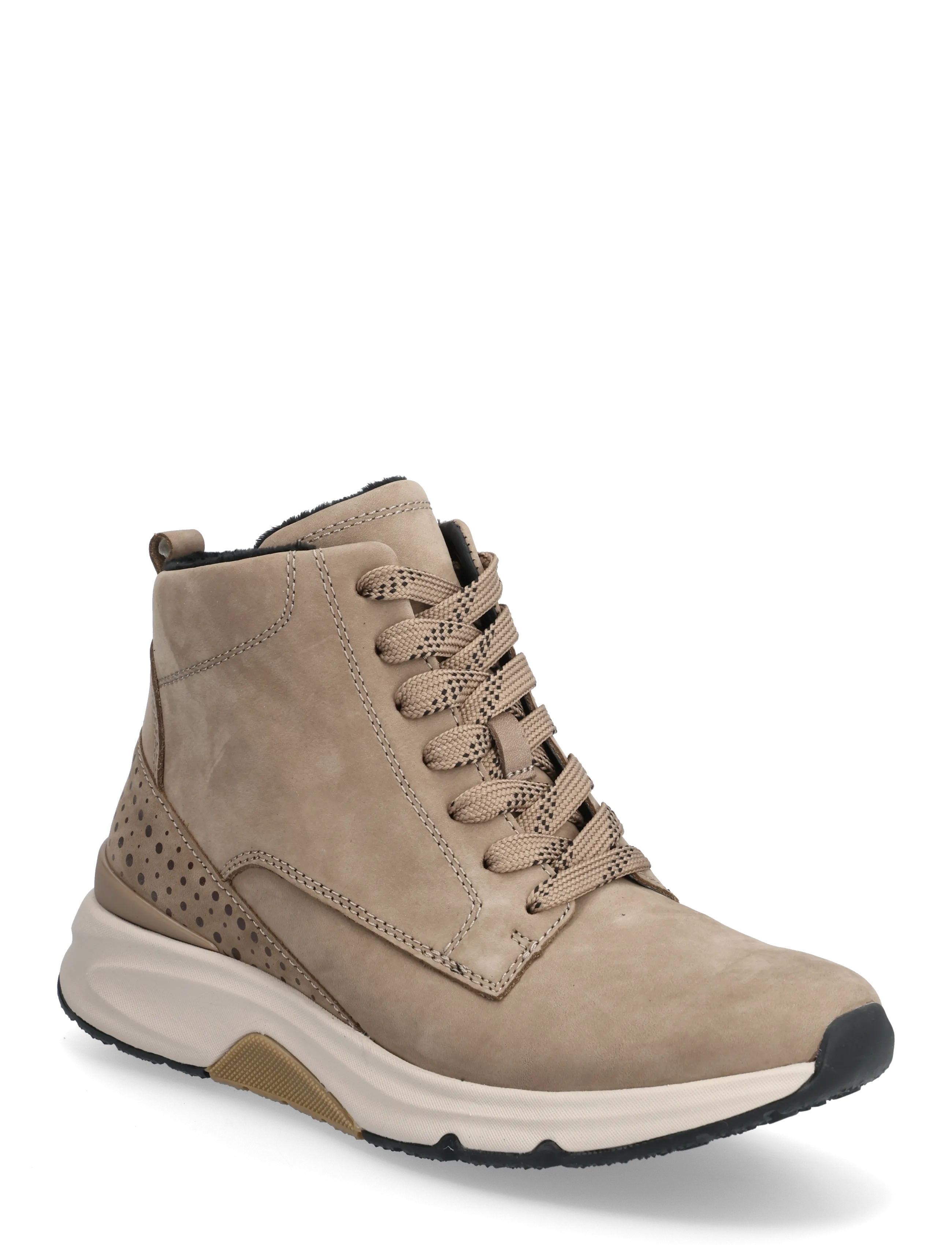 Gabor rollingsoft laced ankle boot - Transitional Layering - SAND / beige