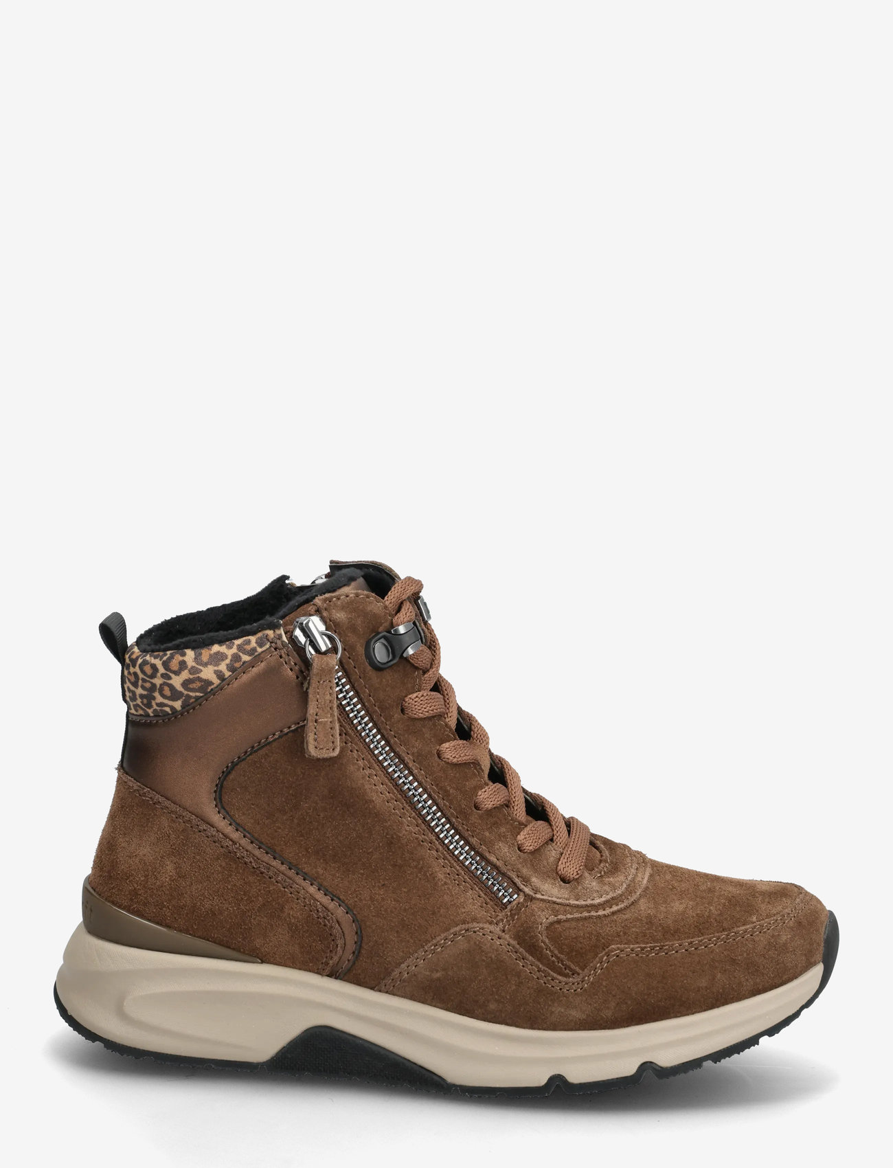 Gabor - rollingsoft laced ankle boot - geschnürte stiefel - cognac - 1