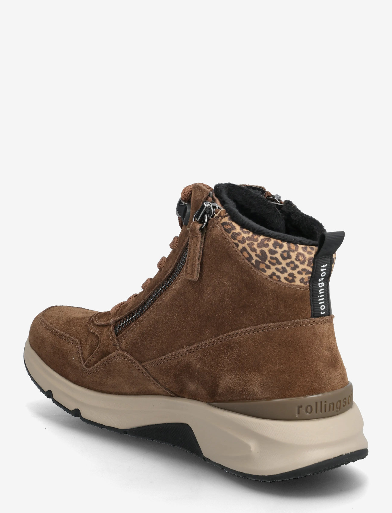 Gabor - rollingsoft laced ankle boot - geschnürte stiefel - cognac - 2