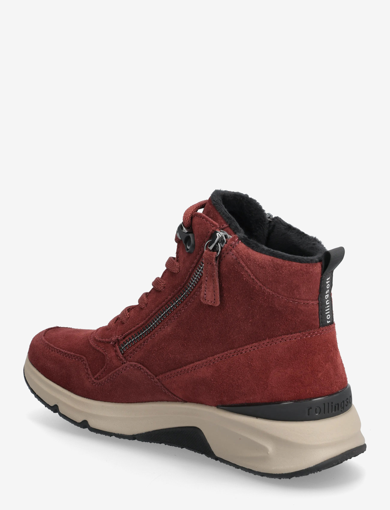 Gabor - rollingsoft laced ankle boot - laced boots - dark red - 2