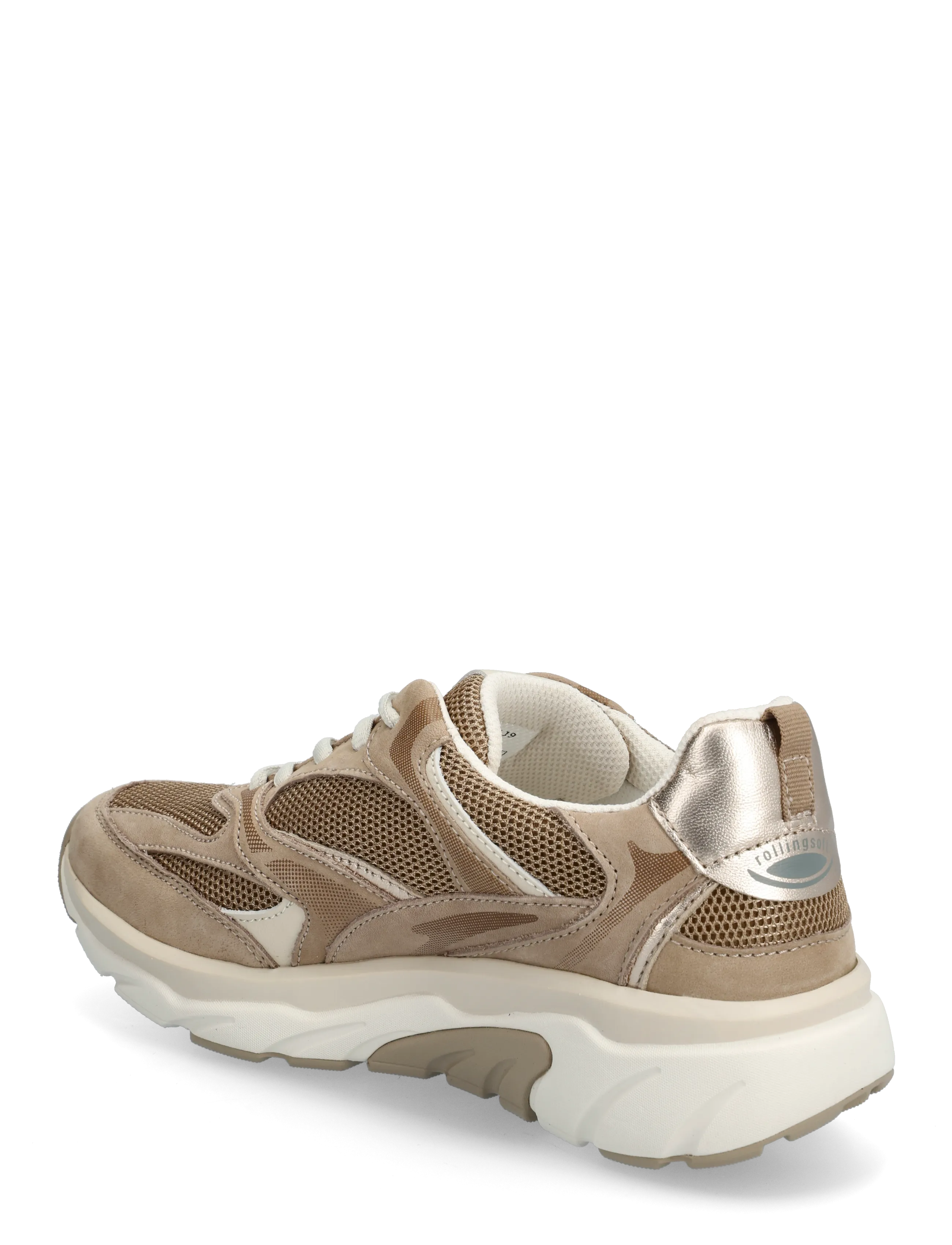 Gabor - rollingsoft sneaker - beige, cream - 2