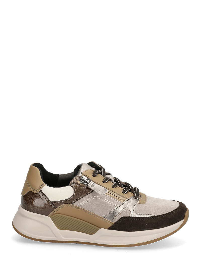 Gabor - rollingsoft sneaker - lave sneakers - dark brown, sand, camel - 1